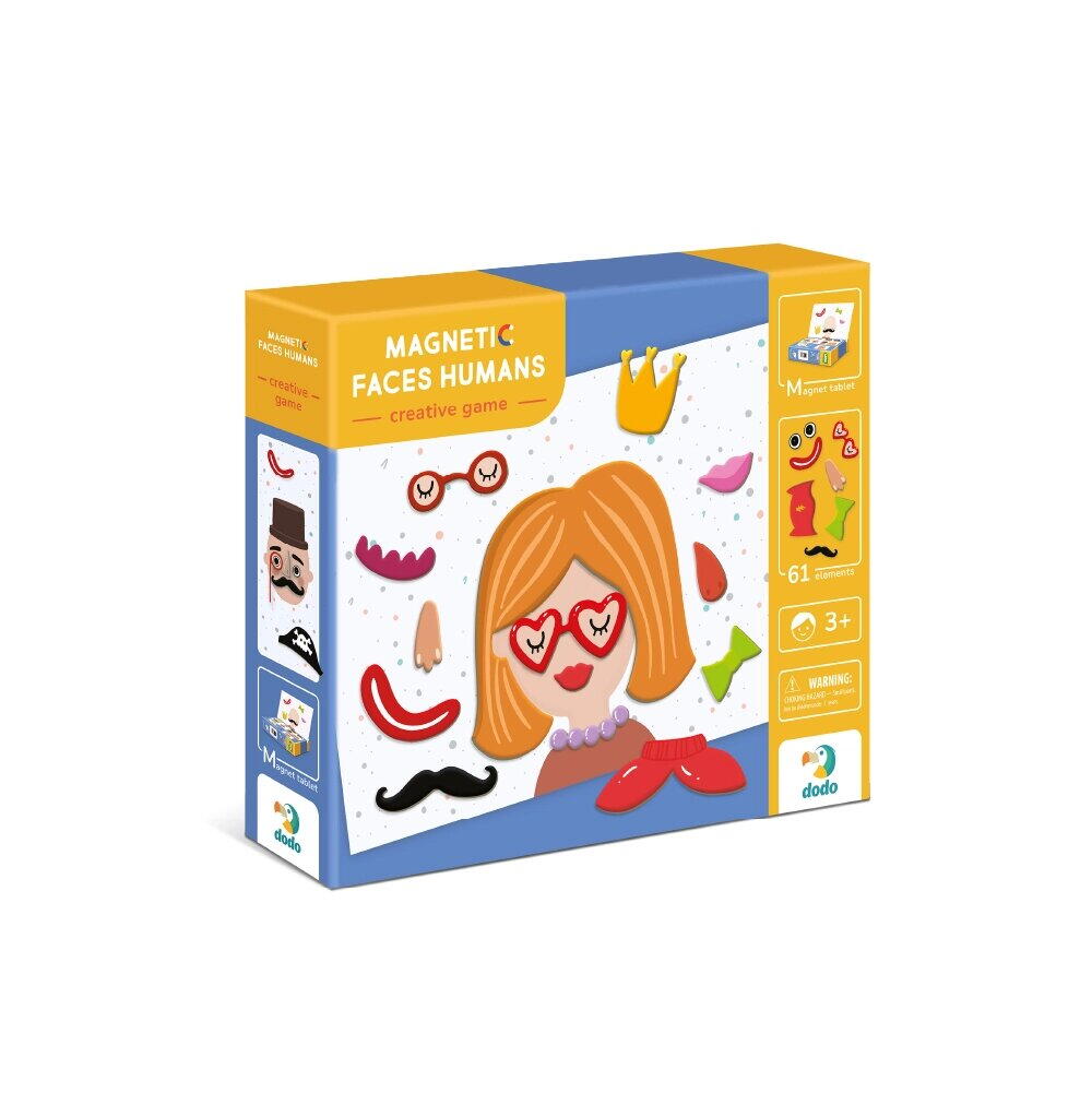 Joc magnetic - Fete amuzante PlayLearn Toys
