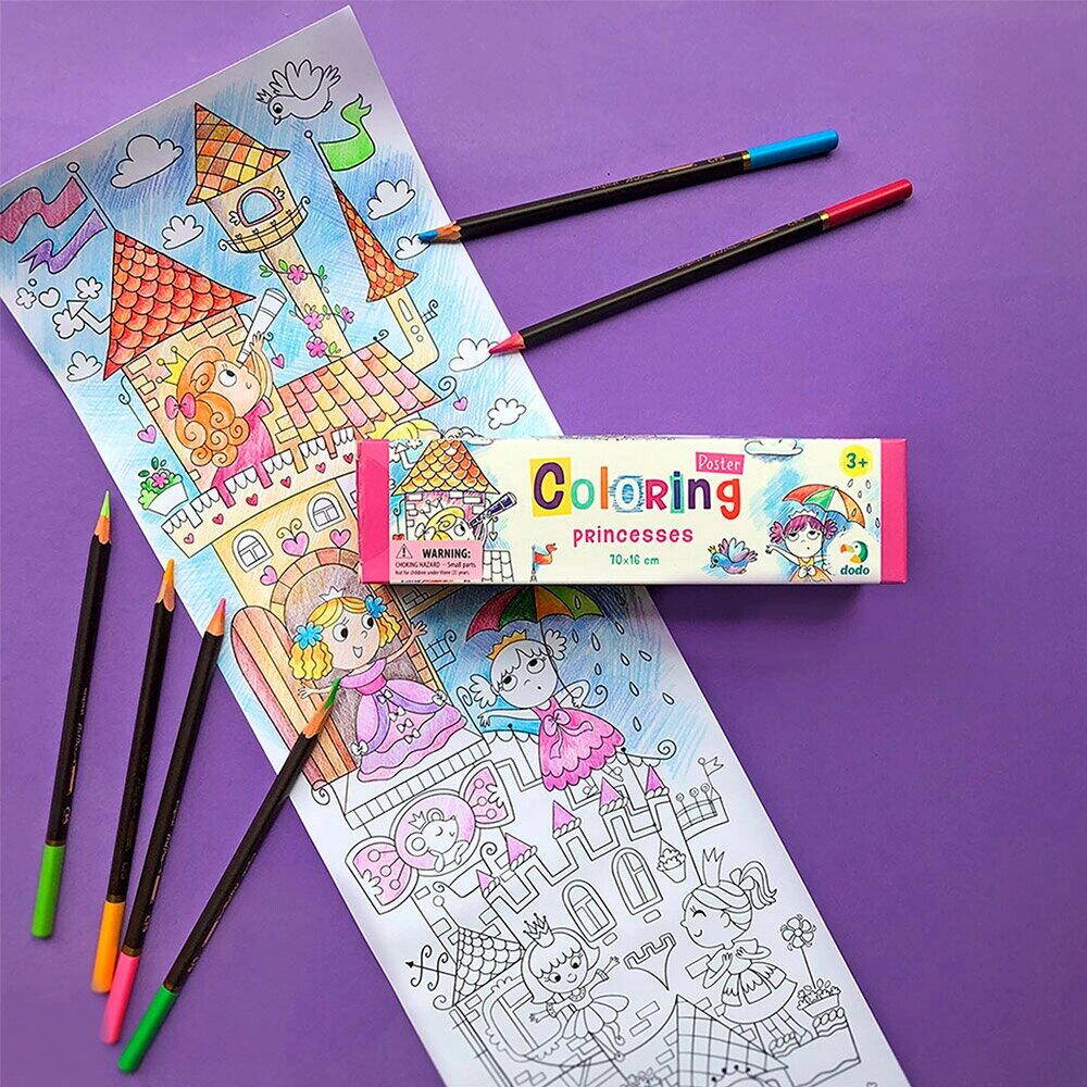 Poster de colorat - Printese PlayLearn Toys