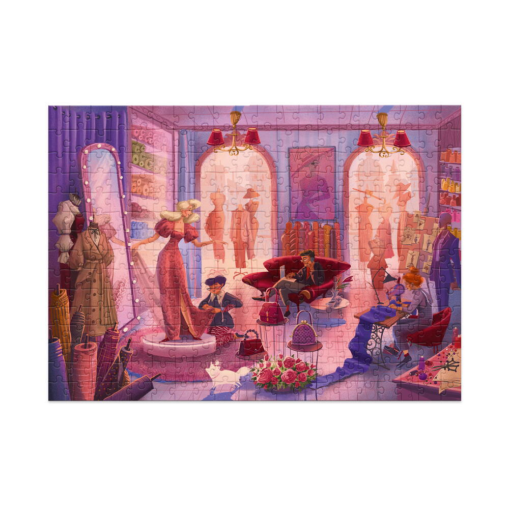 Puzzle - Atelierul de moda (300 piese) PlayLearn Toys