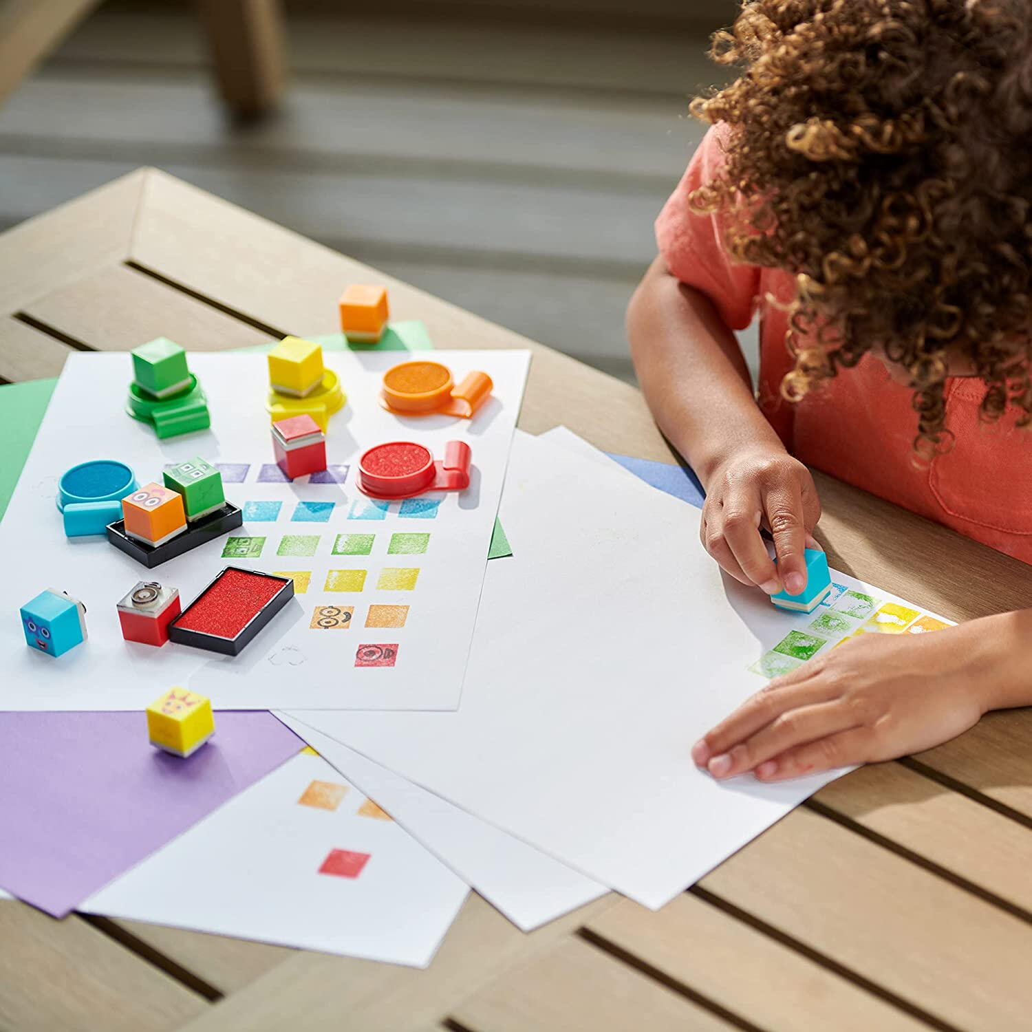 Set activitati cu stampile - Numberblocks PlayLearn Toys