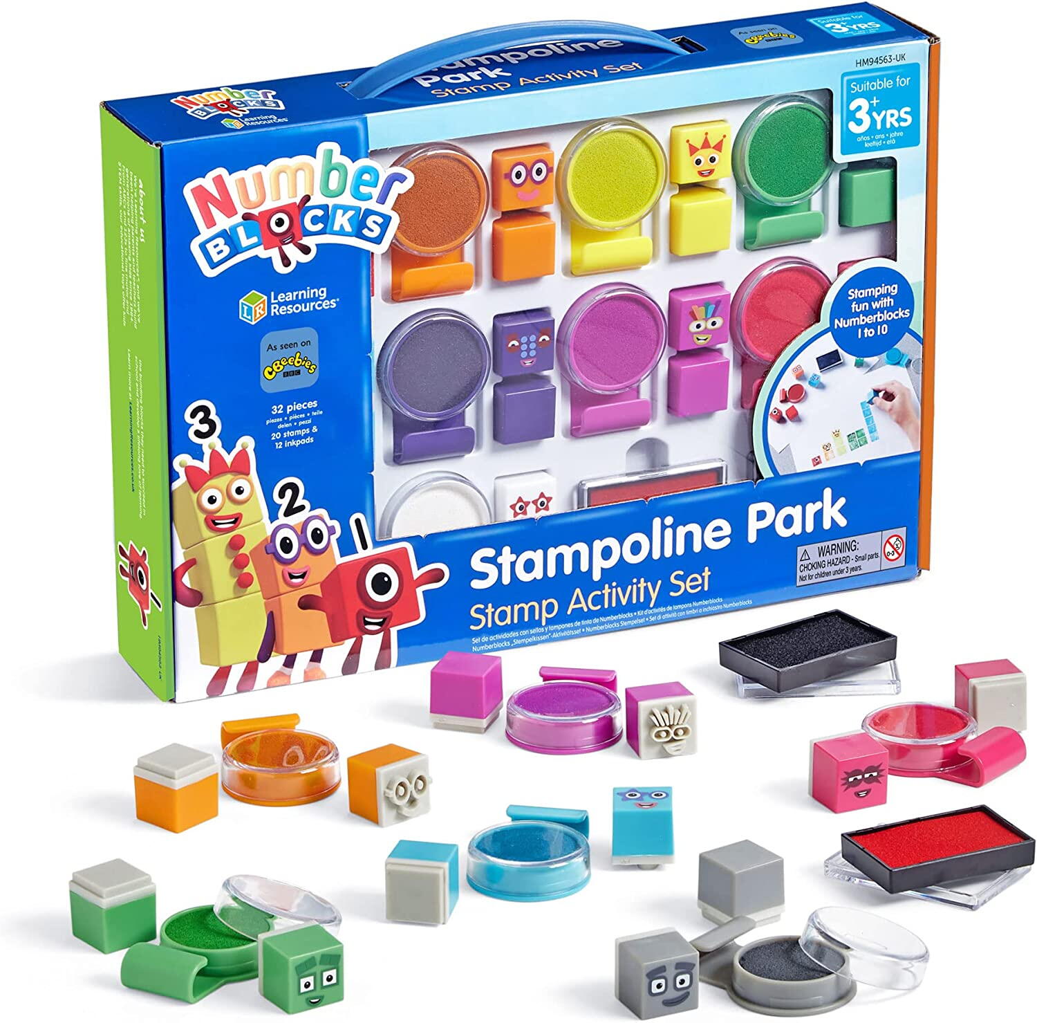 Set activitati cu stampile - Numberblocks PlayLearn Toys