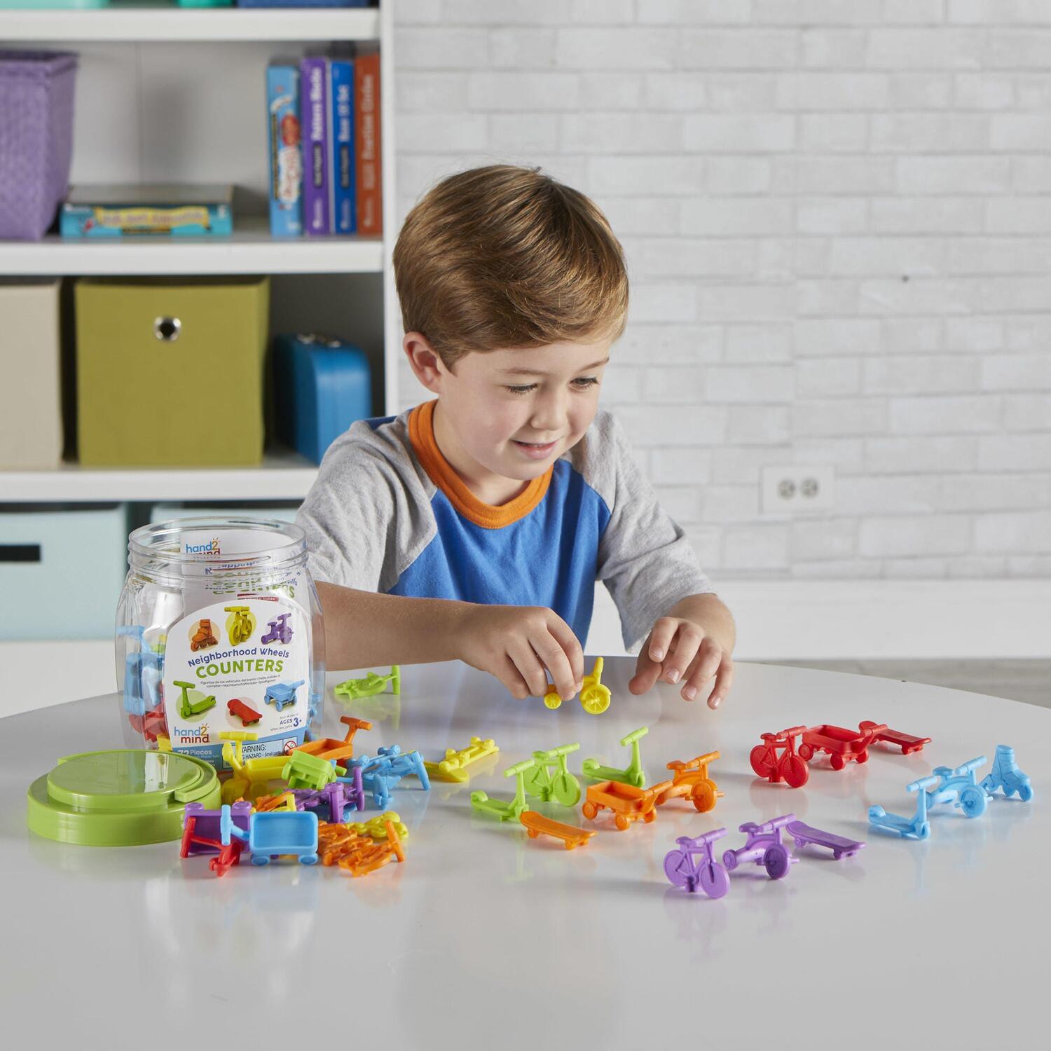 Set sortat si numarat - Vehiculele mele PlayLearn Toys