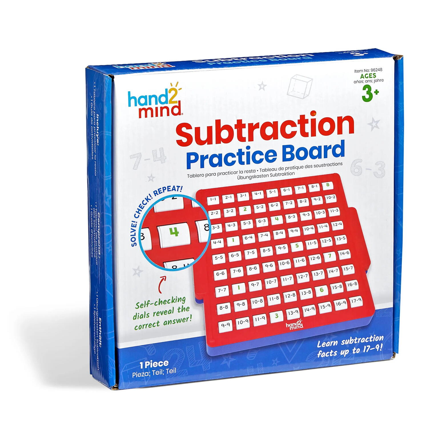 Tablita pentru exersarea scaderii PlayLearn Toys