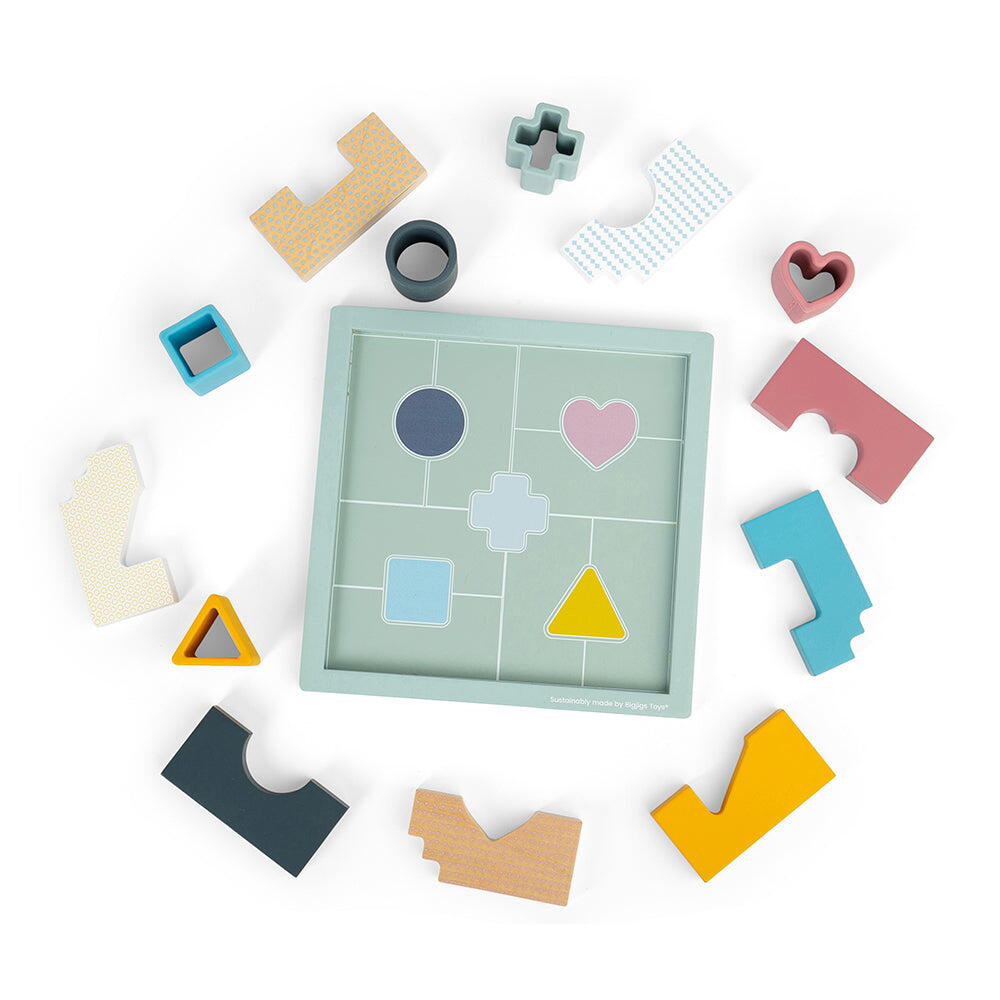 Joc 2 in 1 mozaic (pastel) PlayLearn Toys