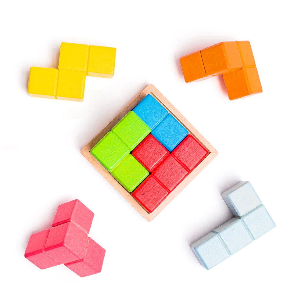 Joc de logica - Cub 3D PlayLearn Toys