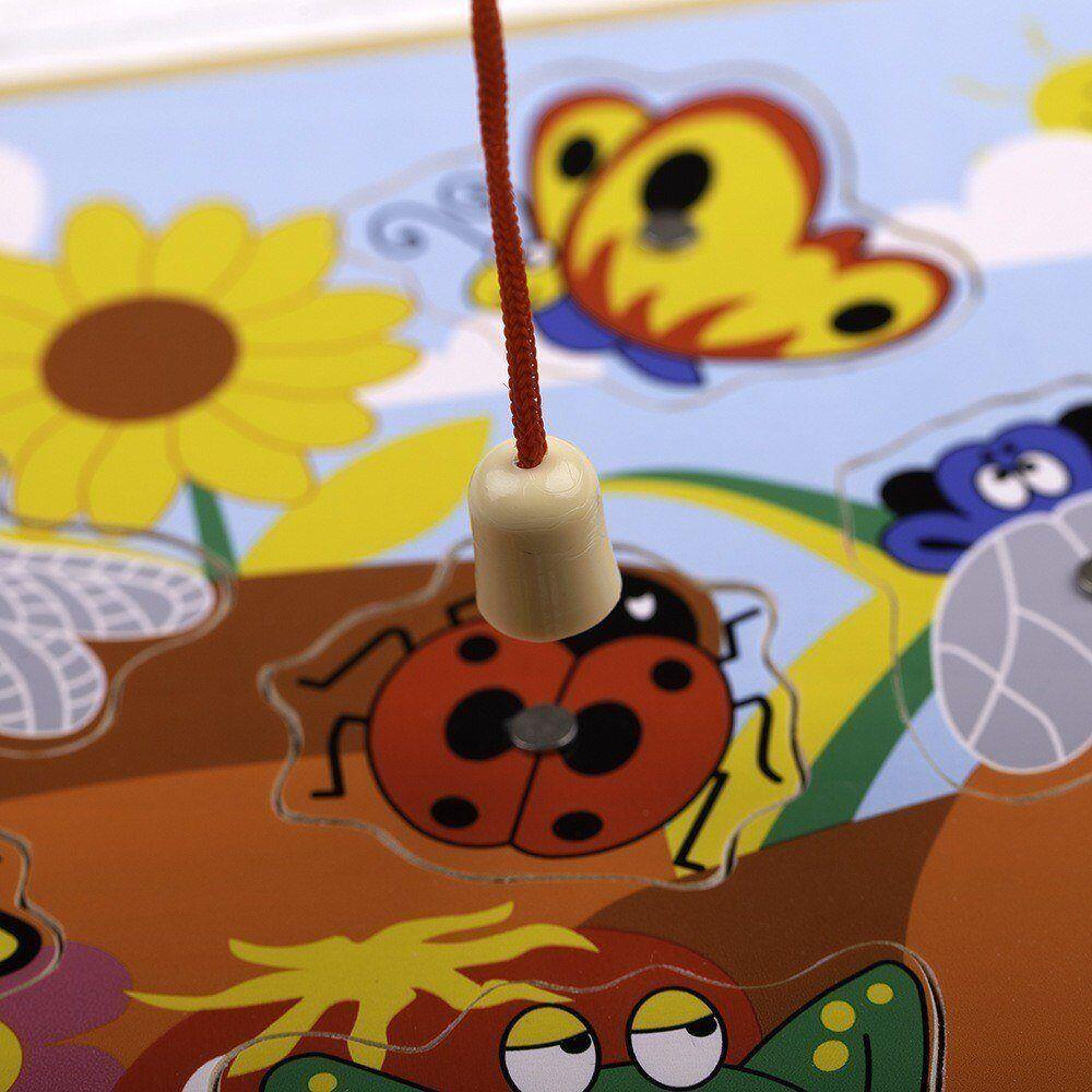 Joc de pescuit magnetic - Prietenii din gradina PlayLearn Toys