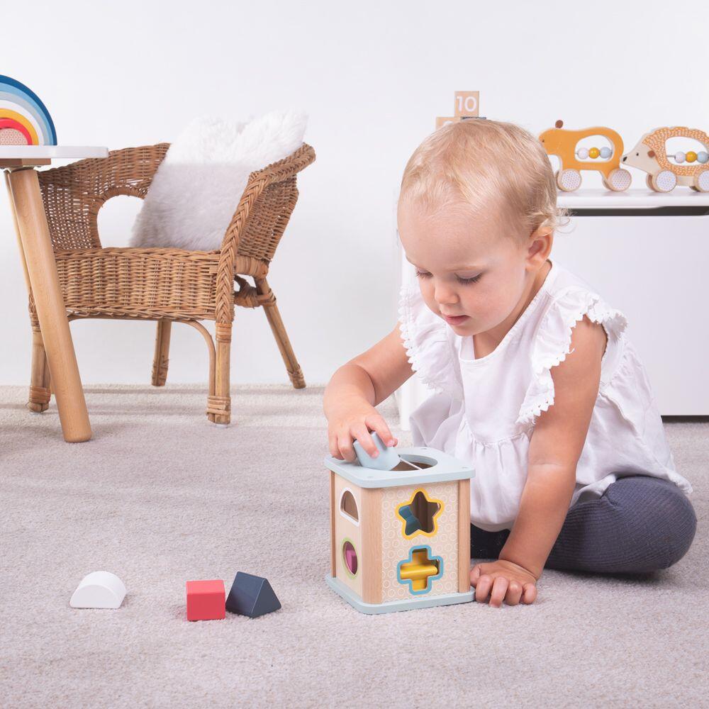 Joc sortare - Cubul magic (pastel) PlayLearn Toys
