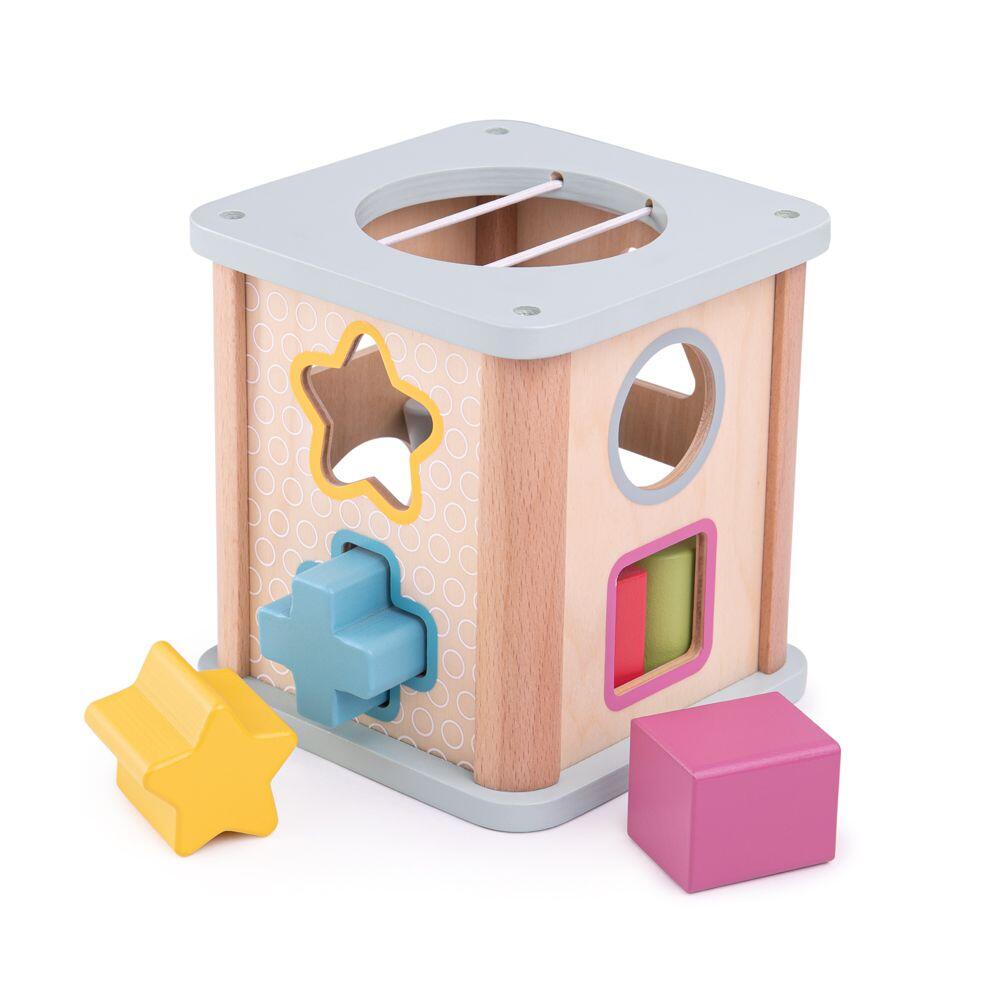 Joc sortare - Cubul magic (pastel) PlayLearn Toys