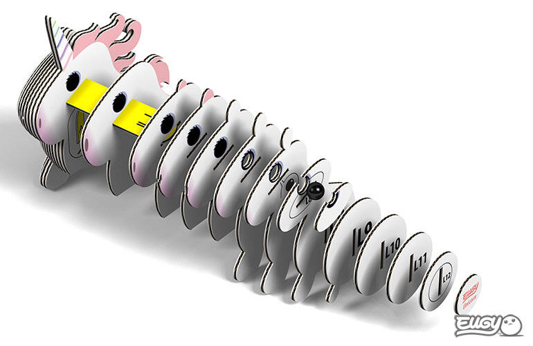 Model 3D - Unicorn PlayLearn Toys