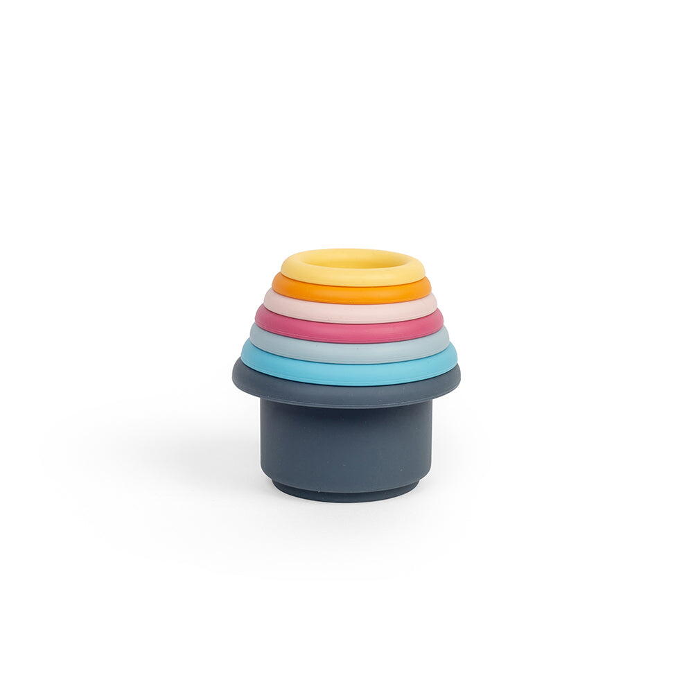 Set cupe de stivuit din silicon PlayLearn Toys