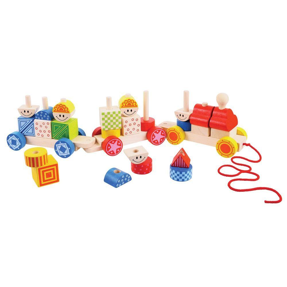 Trenuletul colorat cu forme PlayLearn Toys