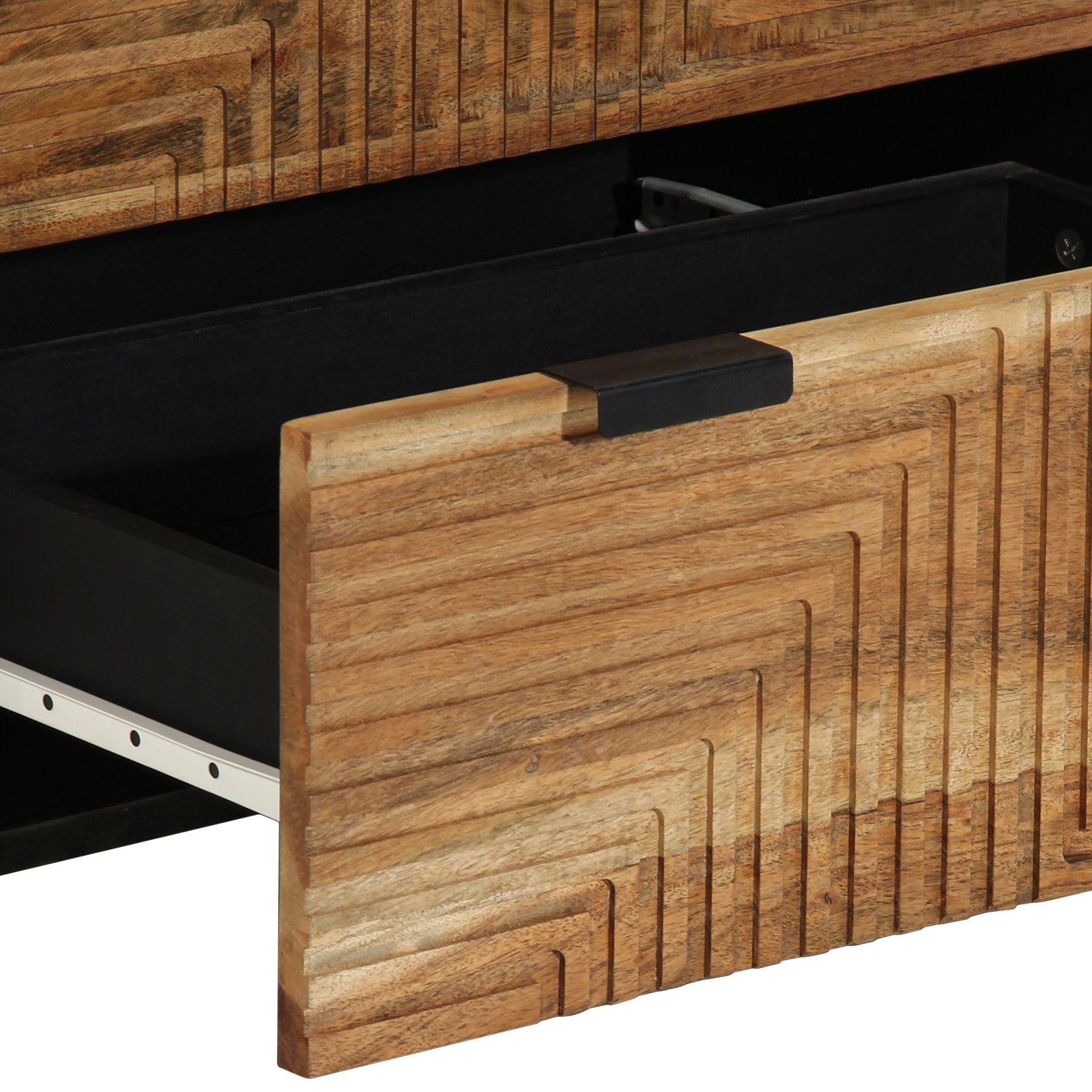 Sideboards 2 piese Marron 60x33x75 cm Lemn Masiv de Acacia GartenMobel Dekor