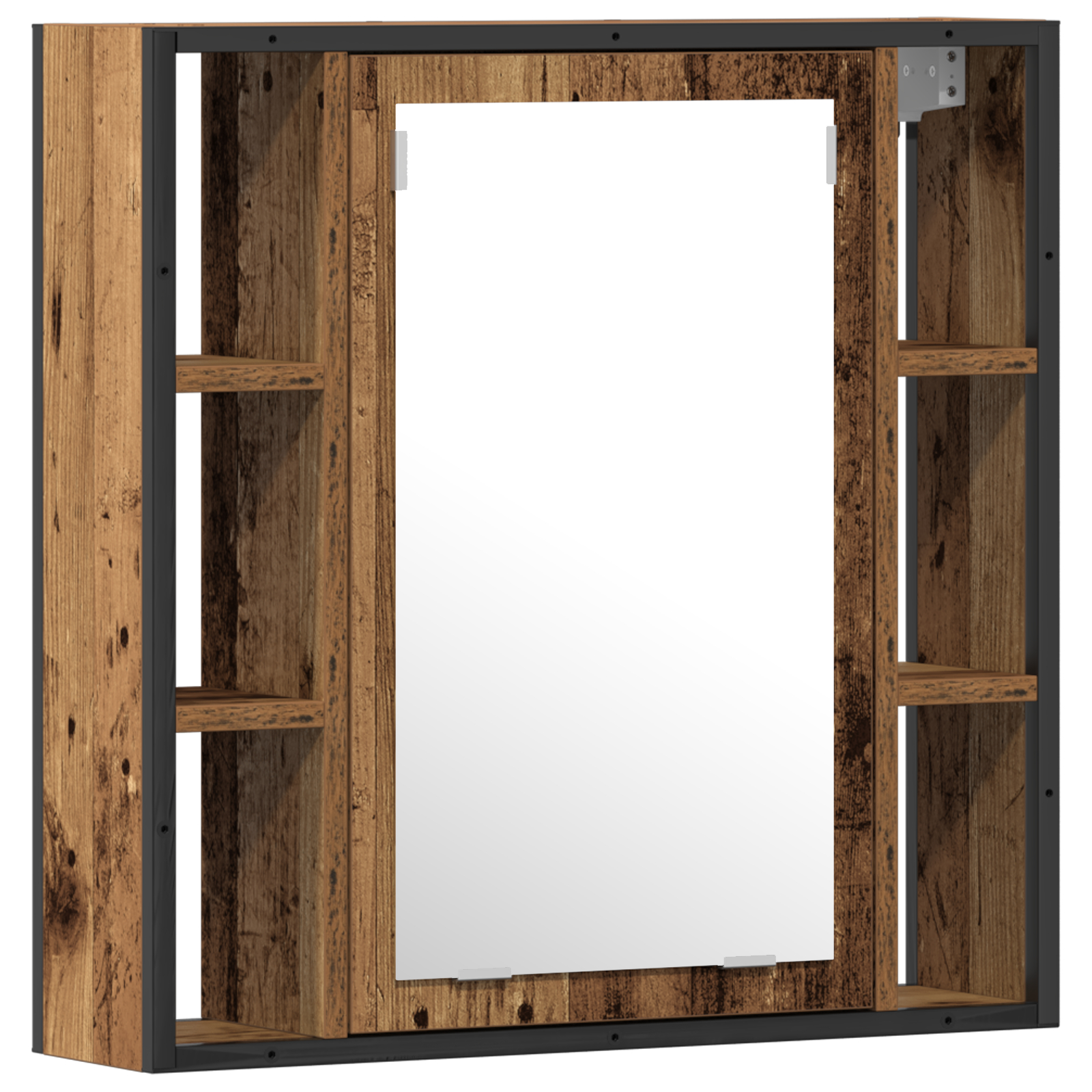 Set de mobilier pentru baie 2 piese Lemn vechi Lemn prelucrat GartenMobel Dekor