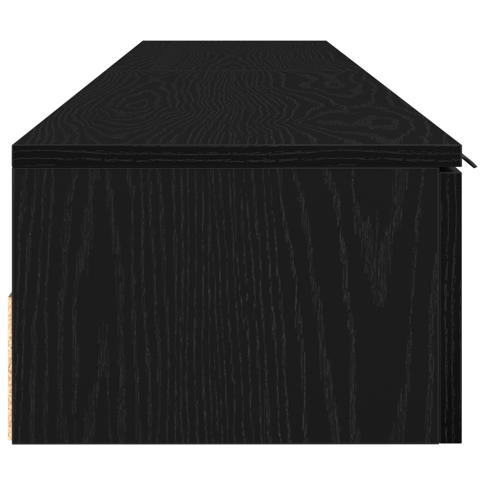 Cabițele 2 piese Stejar negru 102x30x20 cm Lemn prelucrat GartenMobel Dekor