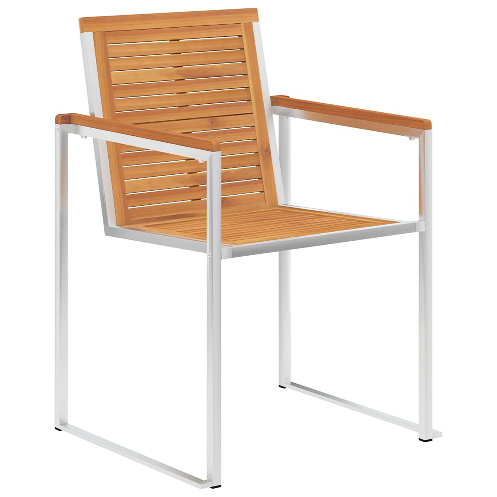 Set de mese pentru grădină  3 piese din lemn masiv de acacia, Masă de dining exterioară  90x90x74.5 cm din lemn masiv de acacia GartenMobel Dekor