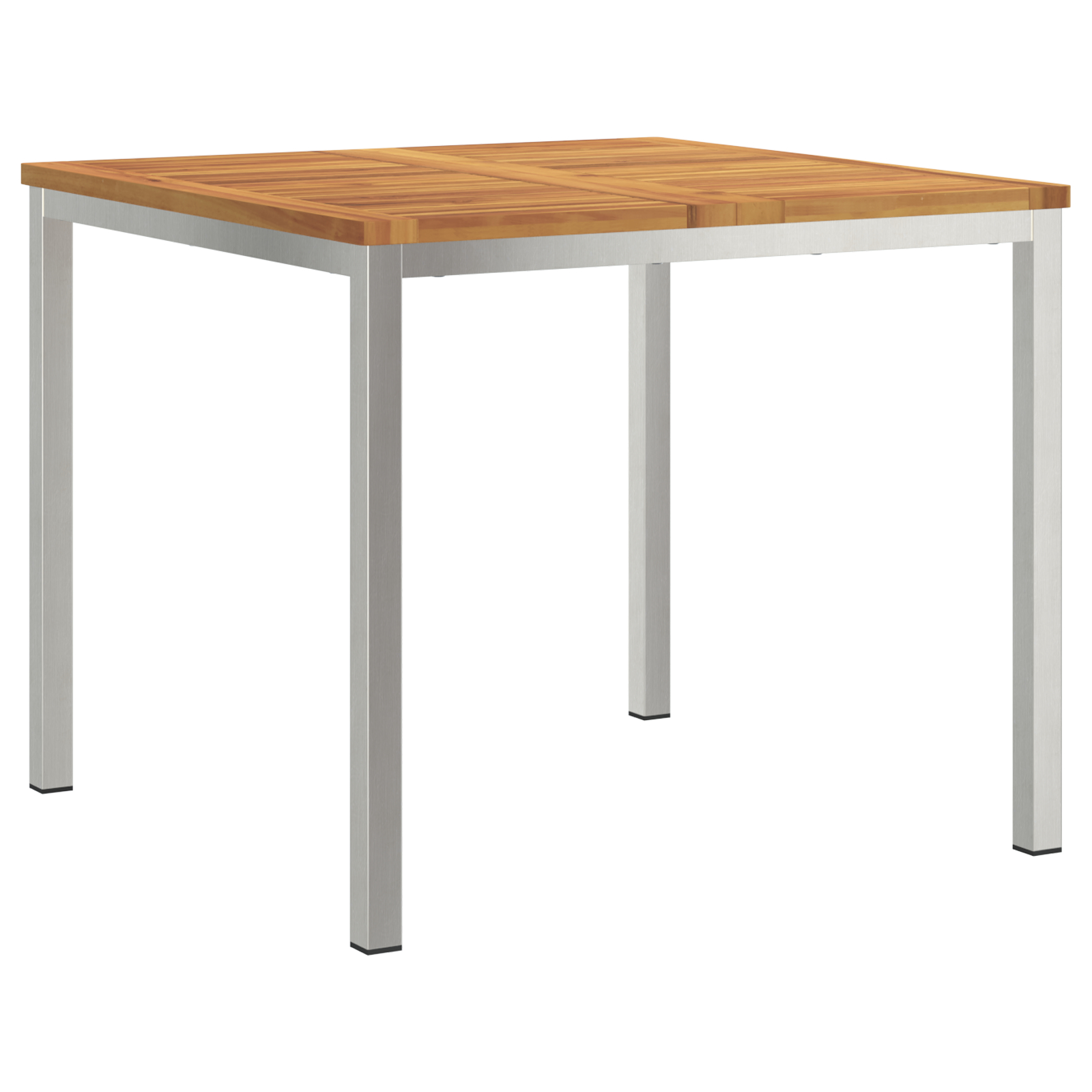 Set de mese pentru grădină  3 piese din lemn masiv de acacia, Masă de dining exterioară  90x90x74.5 cm din lemn masiv de acacia GartenMobel Dekor
