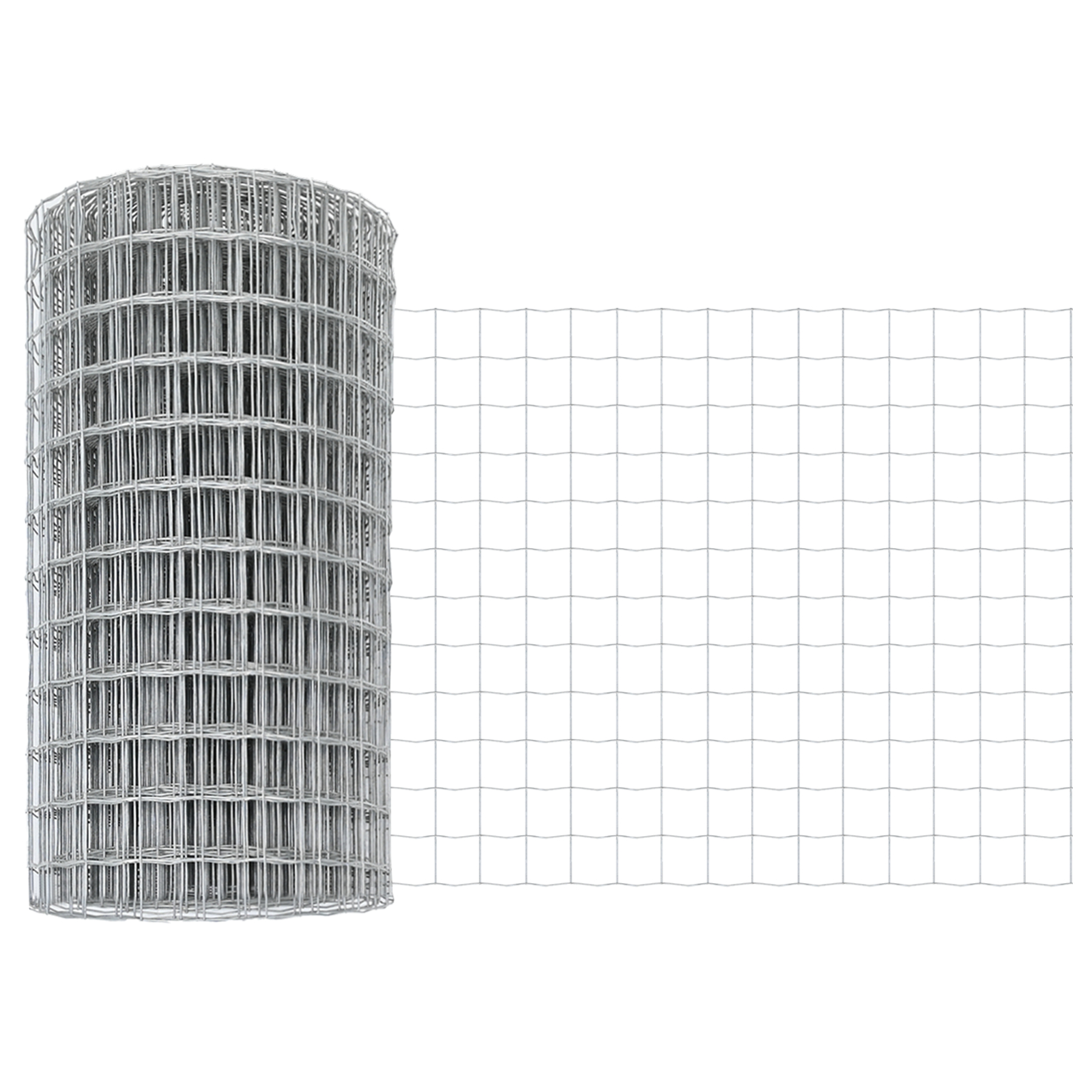 Gard Euro cu 5 Stâlpi U Argintiu 0,4x10 m Oțel GartenMobel Dekor