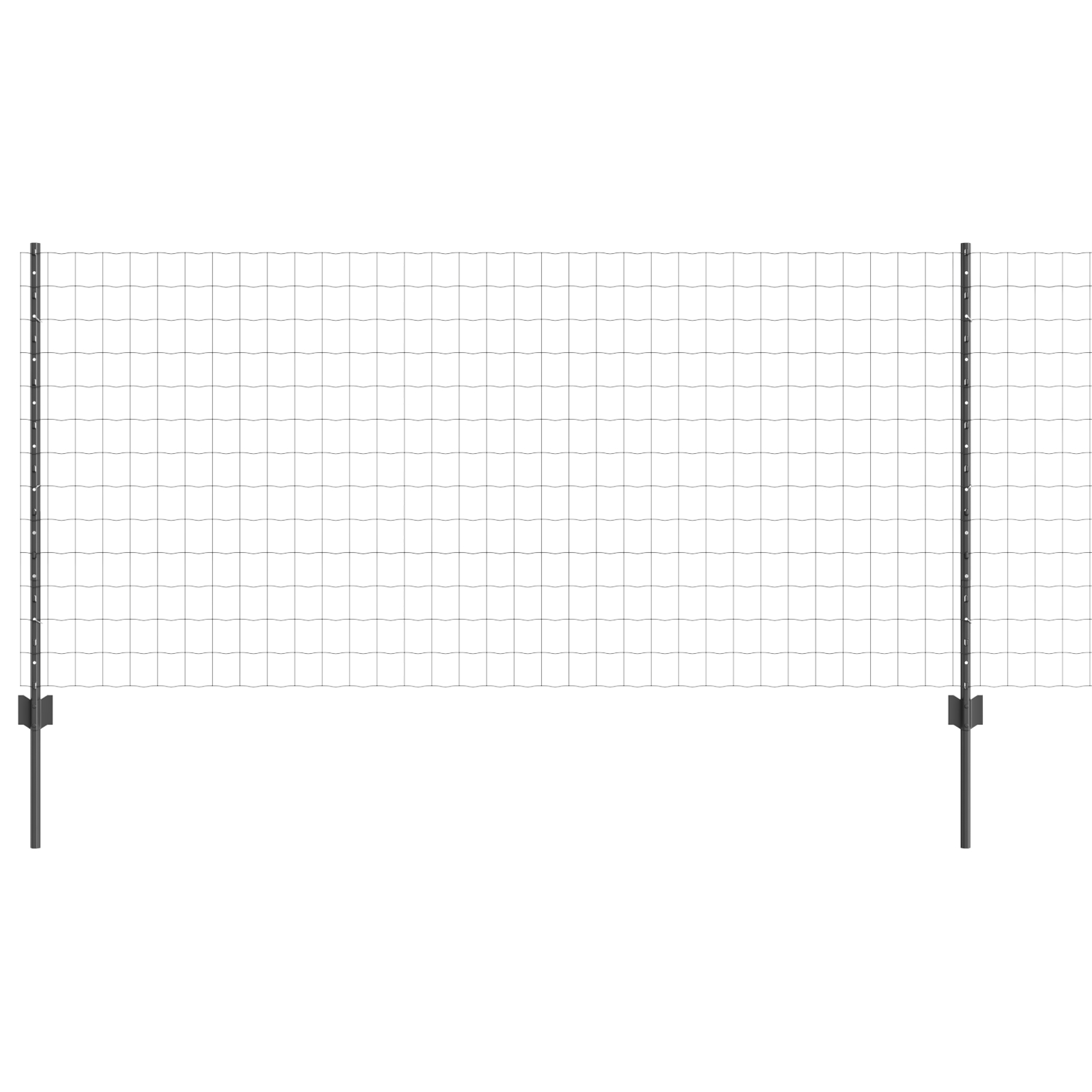 Set Gard de Grădină Set de 2 Gri Oțel Acoperit cu Pulbere GartenMobel Dekor