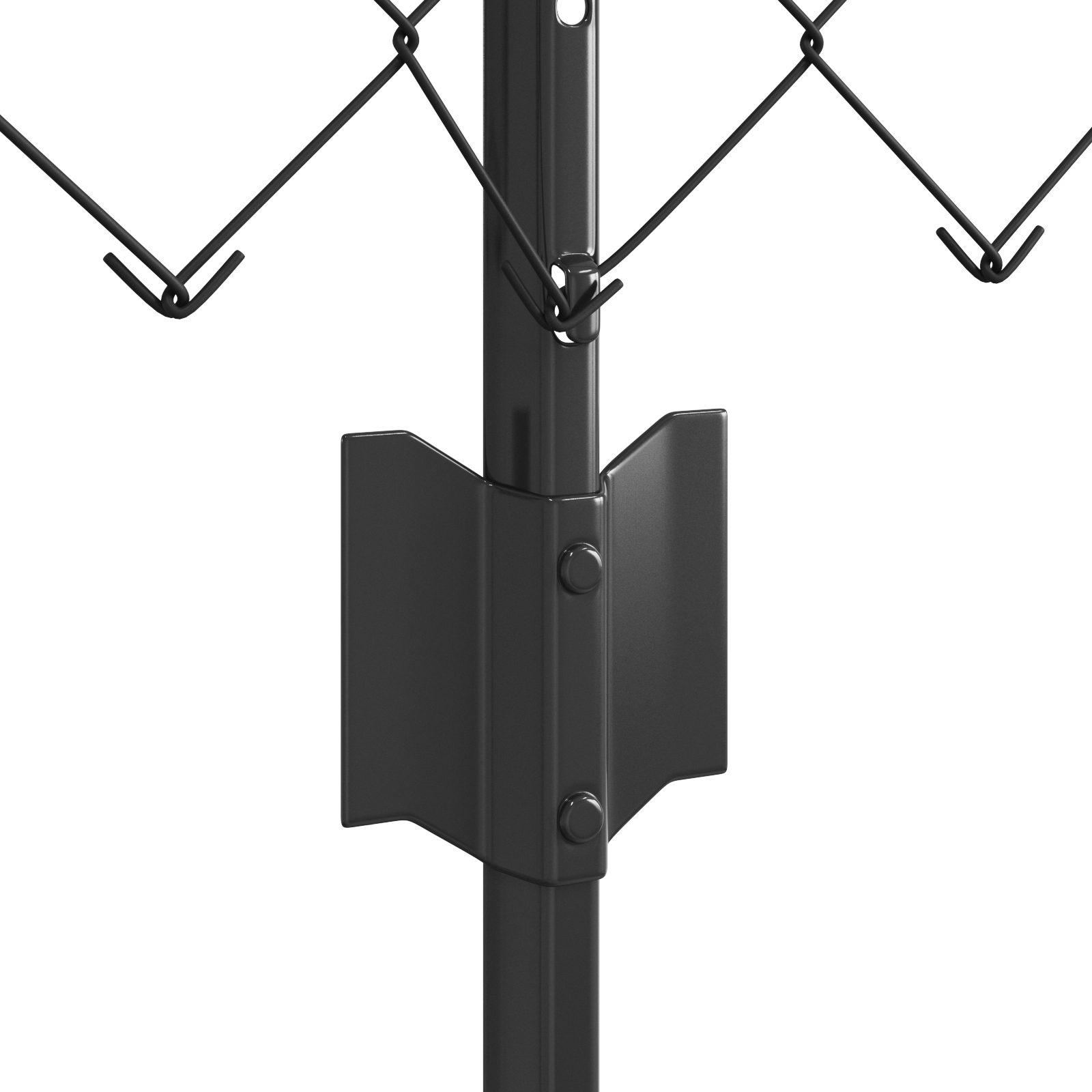 Plasă de Sârmă cu 10 Stâlpi U Gri 0.6x10 m Oțel GartenMobel Dekor