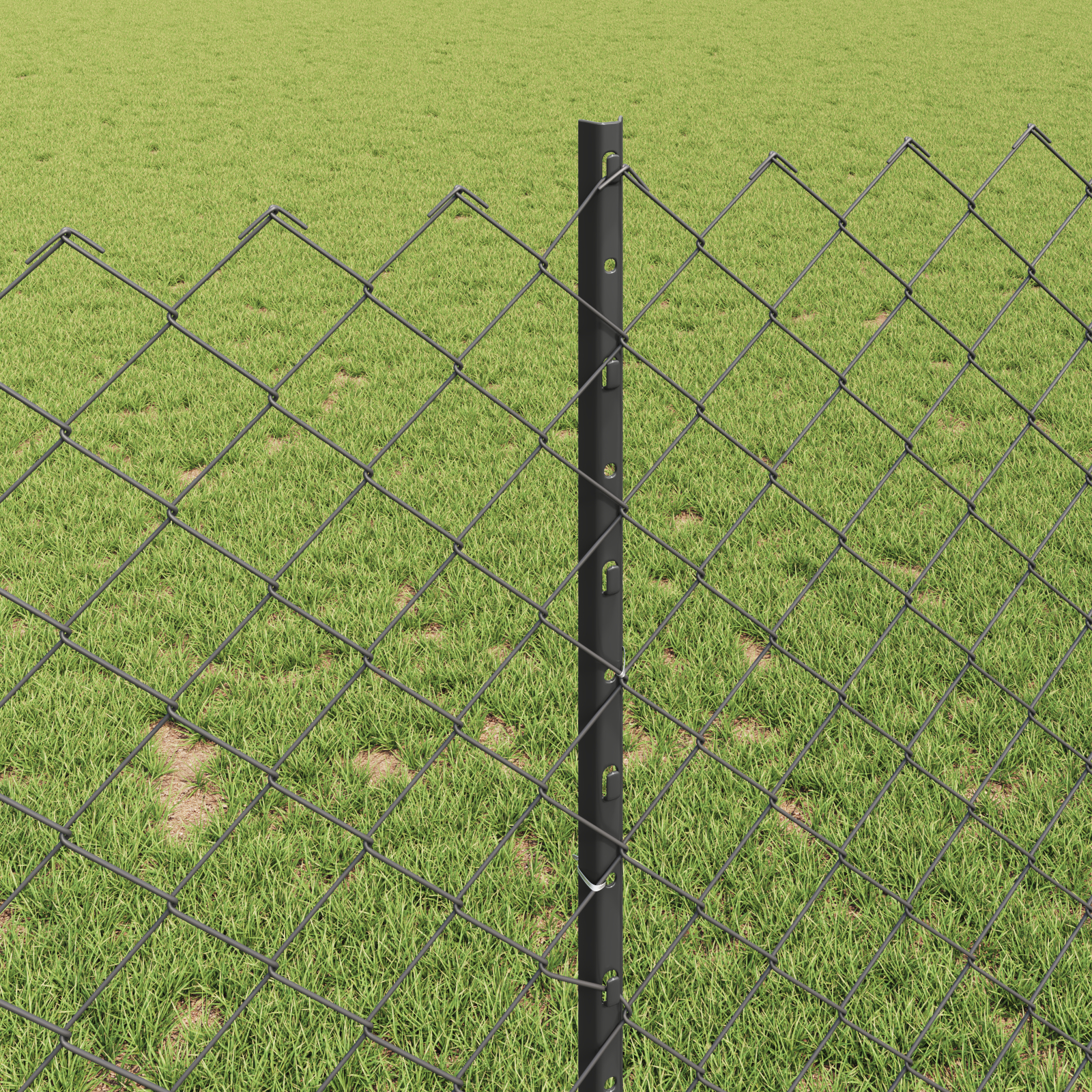 Set Gard de Grădină Set de 2 Gri Oțel Galvanizat 25 x 1 m GartenMobel Dekor