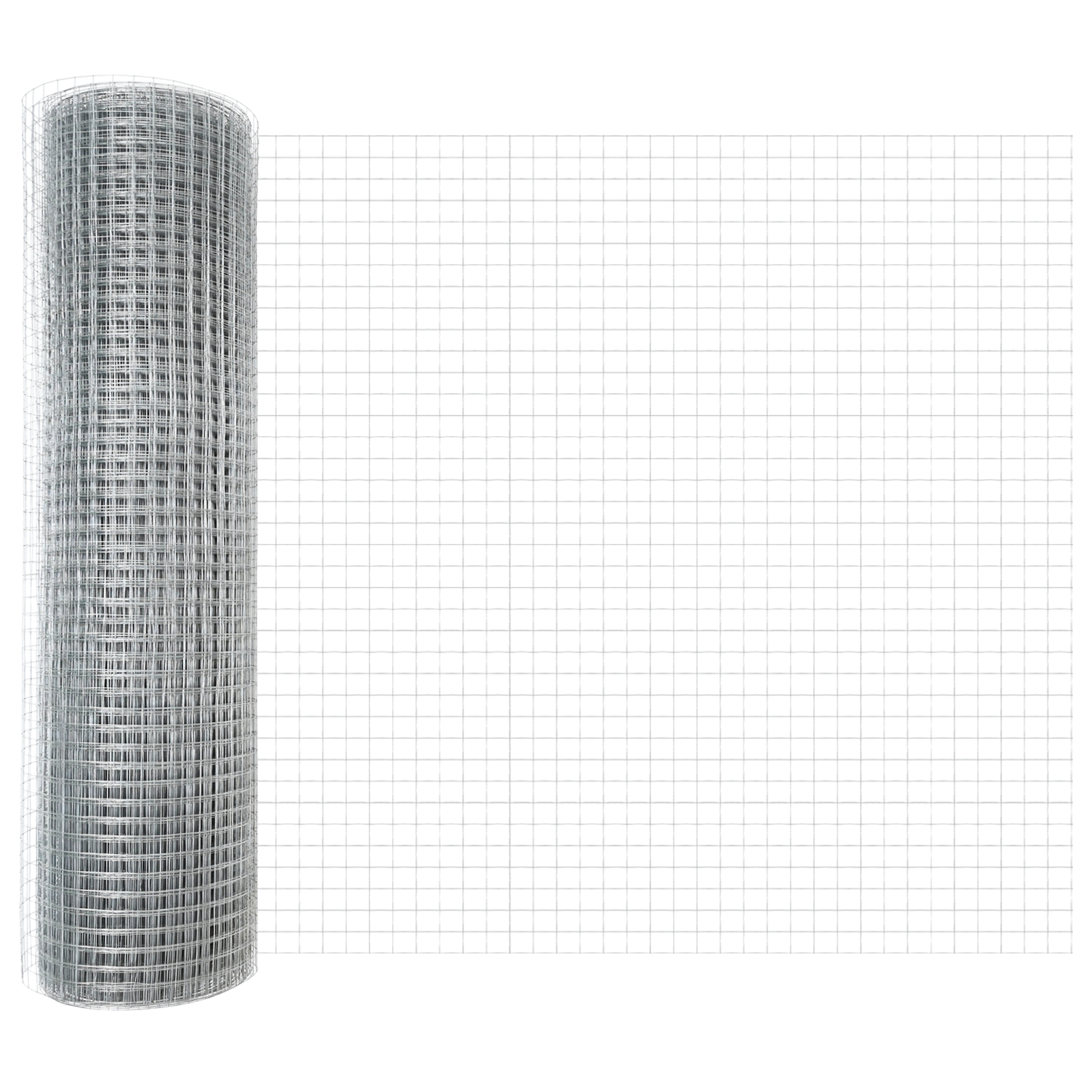 Set de Gard Set de 2 Oțel Galvanizat 10 x 0.5 m Rezistent GartenMobel Dekor