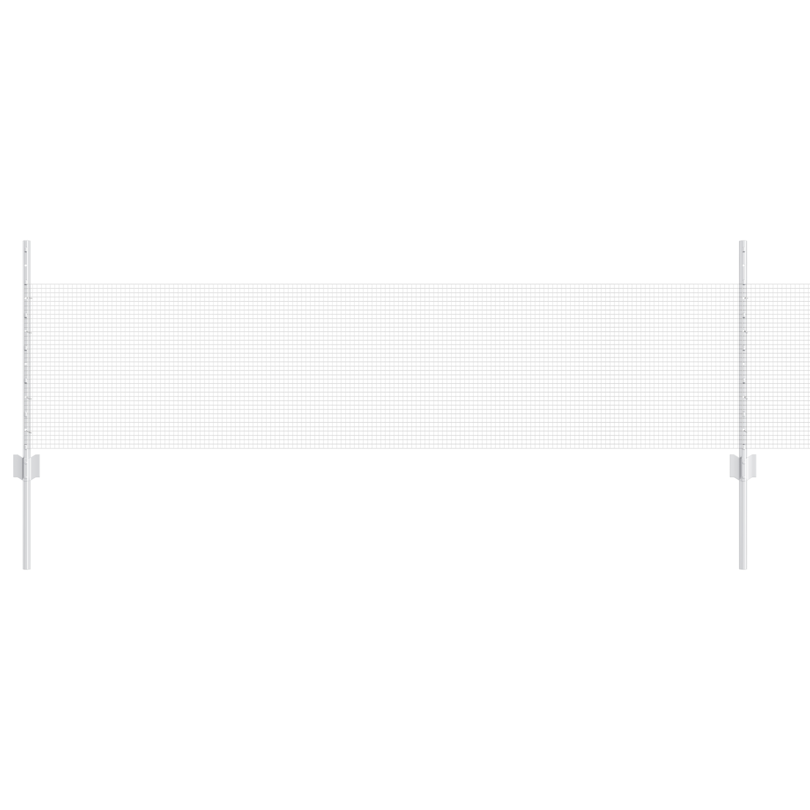 Set de Gard Set de 2 Oțel Galvanizat 10 x 0.5 m Rezistent GartenMobel Dekor