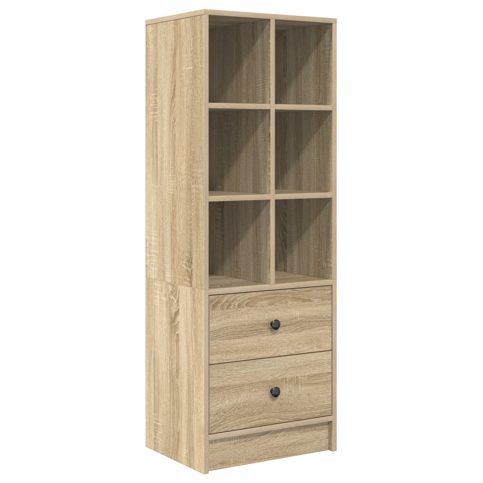 Birou cu Stocare Sonoma Oak Lemn Inginerizat GartenMobel Dekor