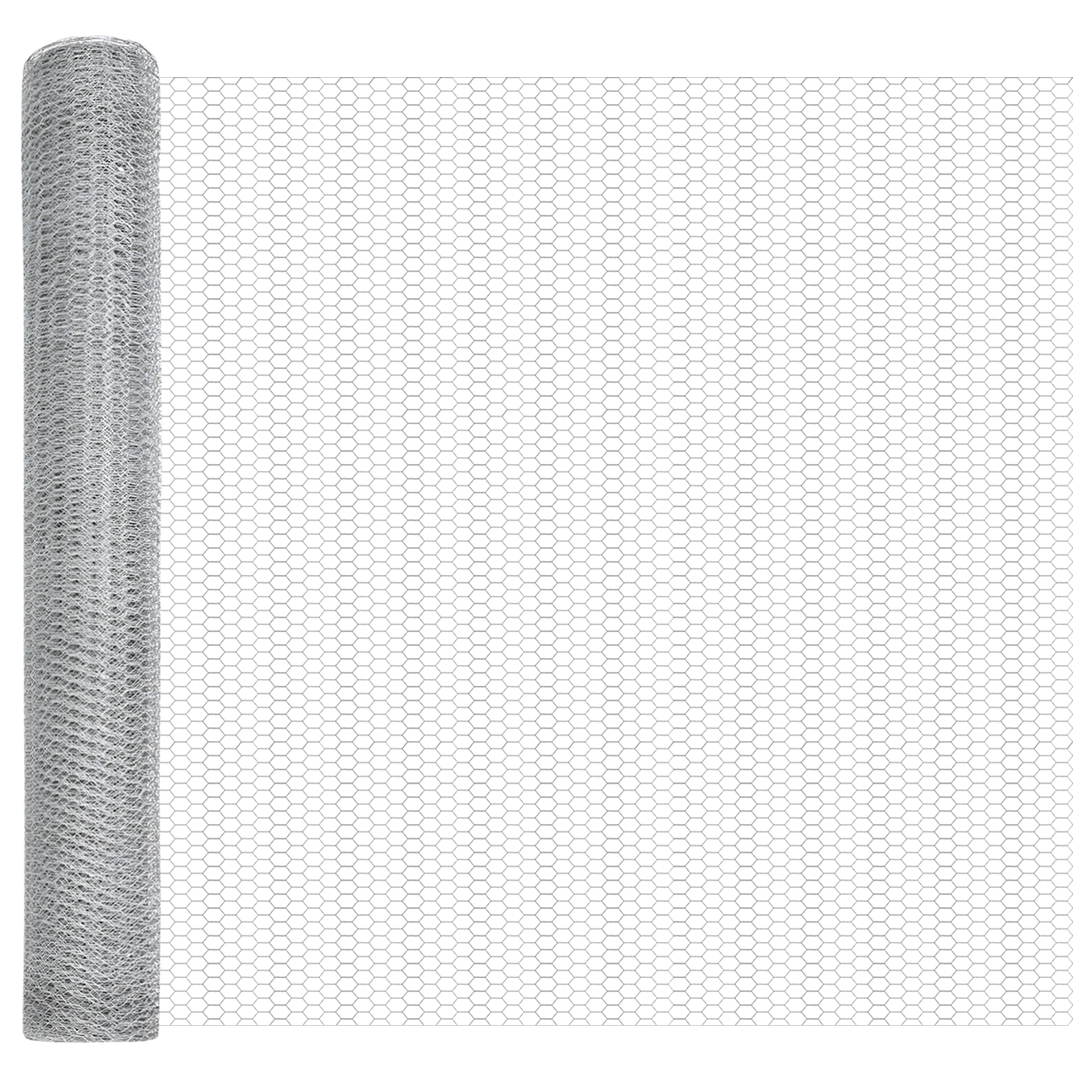 Stâlpi de Gard 22 pcs U-Channel 140 cm Oțel Galvanizat,  Gard Hexagonal 1.4x25 m Oțel Galvanizat GartenMobel Dekor