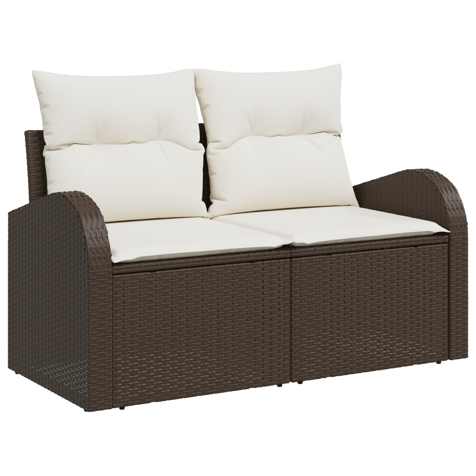 Set de Sofa pentru Grădină 6 Piese cu Perne Maro din Ratan Poli GartenMobel Dekor