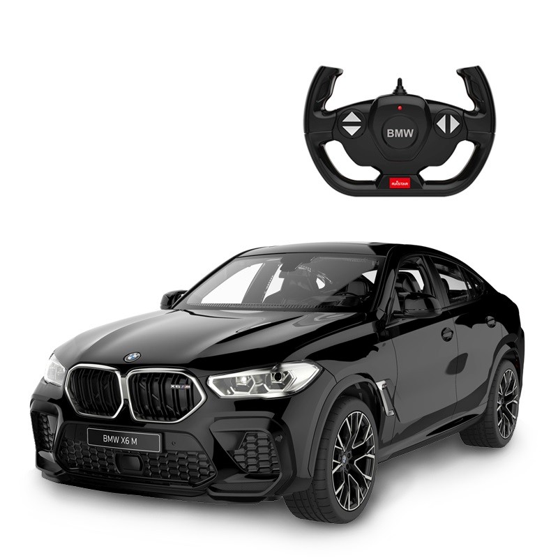 MASINA CU TELECOMANDA BMW X6 M NEGRU SCARA 1 LA 14 SuperHeroes ToysZone