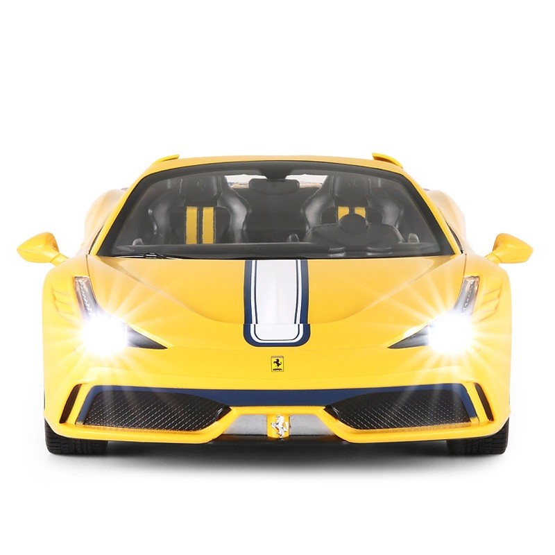 MASINA CU TELECOMANDA FERRARI 458 SPECIALE A GALBEN SCARA 1 LA 14 SuperHeroes ToysZone