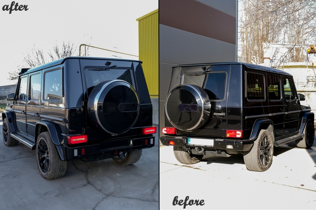 Bara Spate cu Prelungire Aripi Extensii Aripi Mercedes G-Class W463 (1989-2013) G63 G65 Design Performance AutoTuning