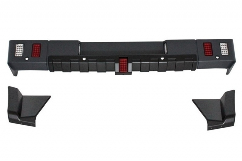 Pachet Exterior Mercedes G-Class W463 (1989-2018) G63 G65 Design cu Prelungiri Aripi Extensii si Carcasa faruri cu Lumini de zi dedicate LED DRL Performance AutoTuning