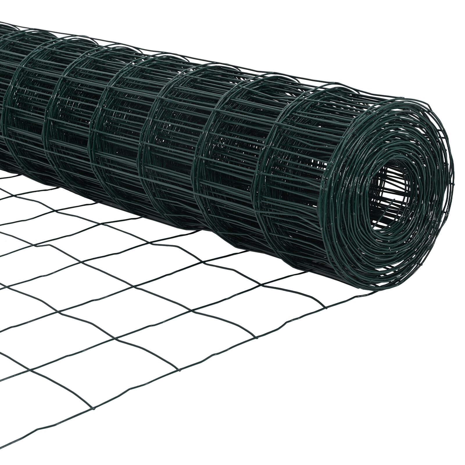 Euro Fence Set de 2 Verde Oțel Vopsit Electrostatic 10 x 1,5 m GartenMobel Dekor