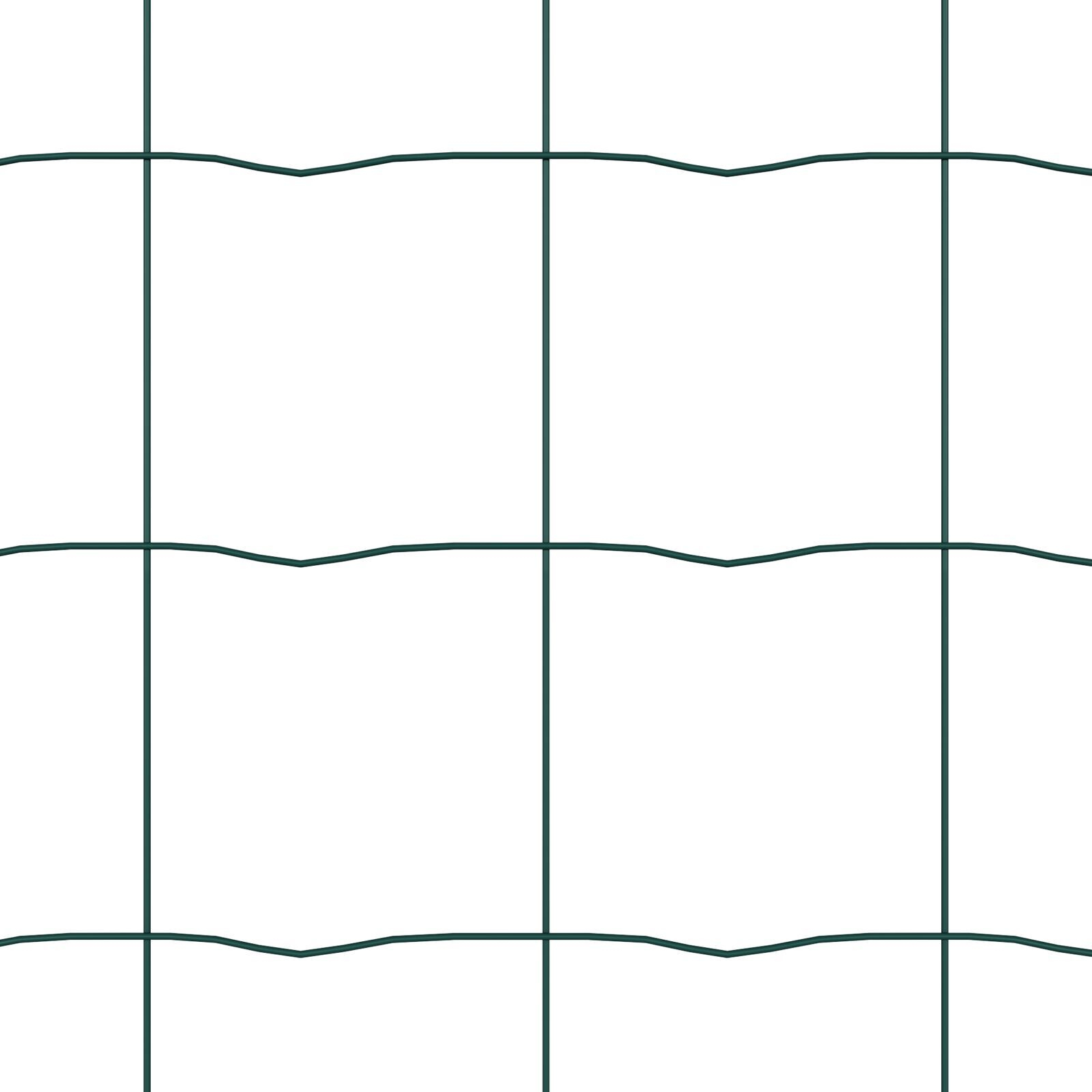 Euro Fence Set de 2 Verde Oțel Vopsit Electrostatic 10 x 1,5 m GartenMobel Dekor