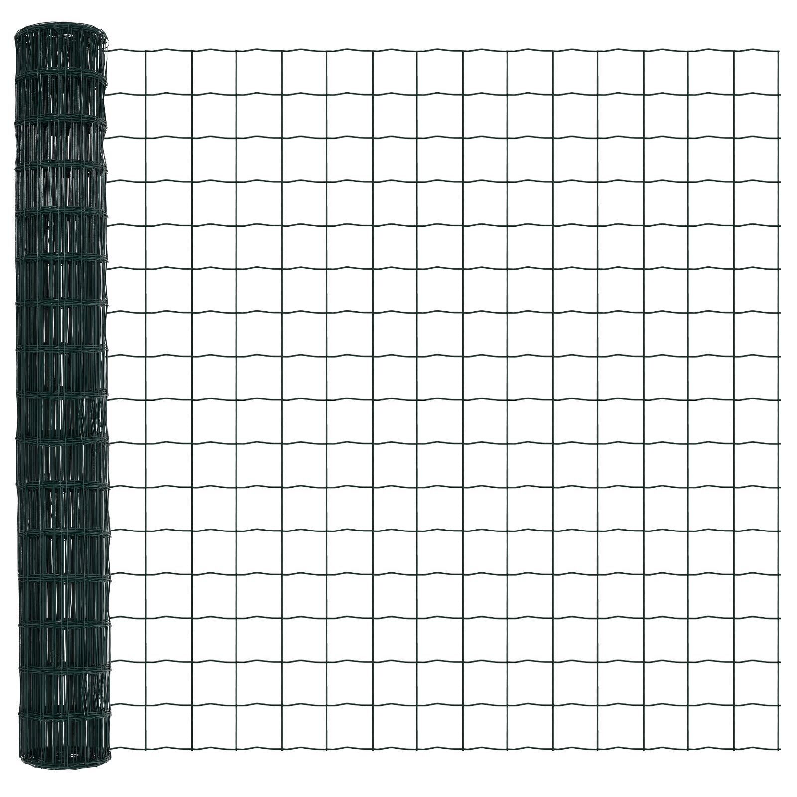 Euro Fence Set de 2 Verde Oțel Vopsit Electrostatic 10 x 1,5 m GartenMobel Dekor