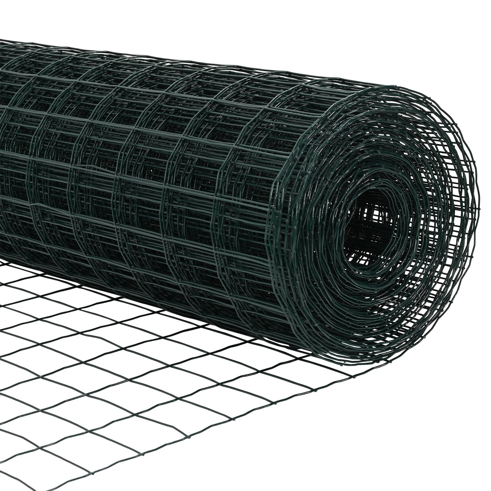 Euro Fence cu 7 Stâlpi 1.2x10 m Oțel Galvanizat Verde GartenMobel Dekor