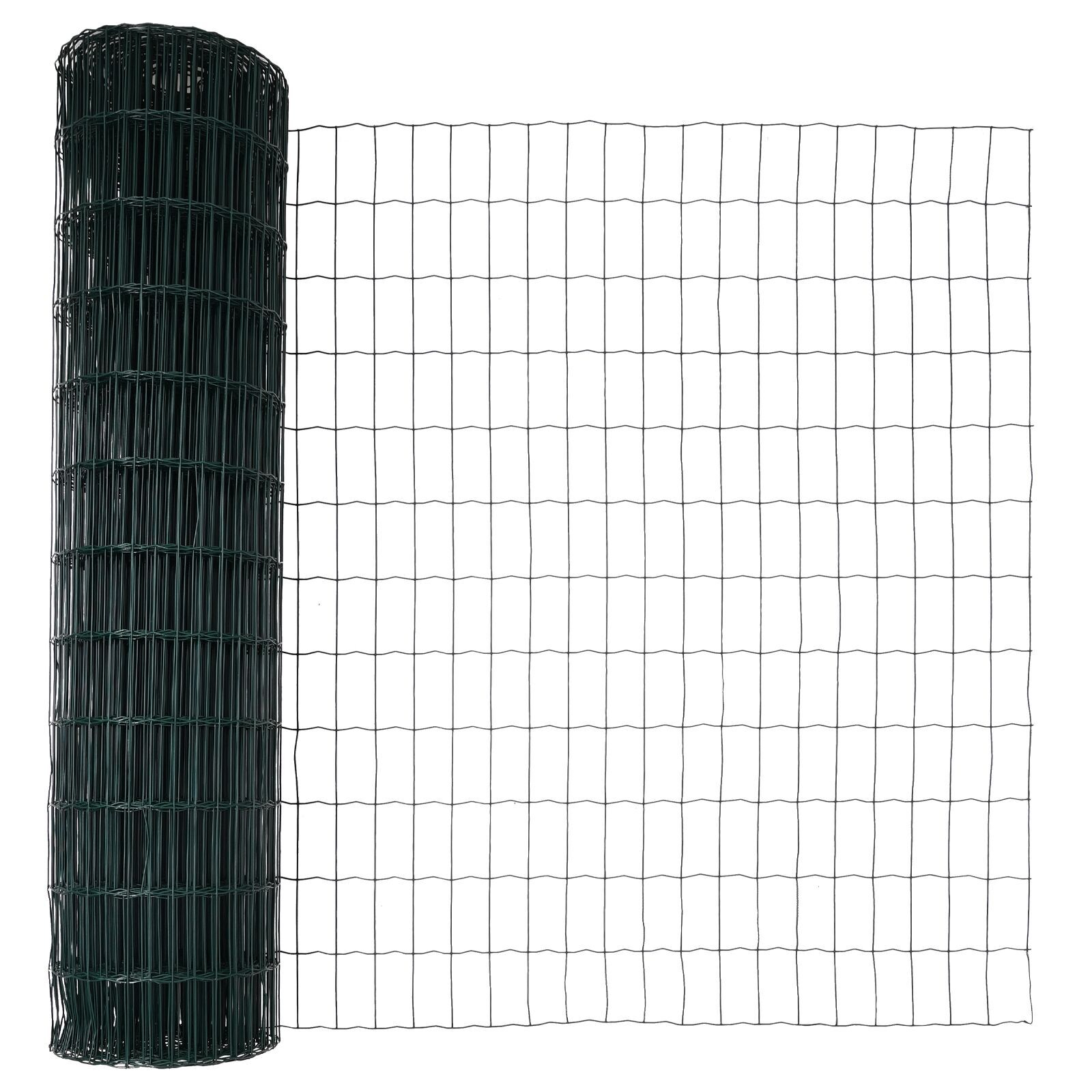Euro Fence cu 13 Stâlpi 1.2x25 m Oțel Zincat Verde GartenMobel Dekor