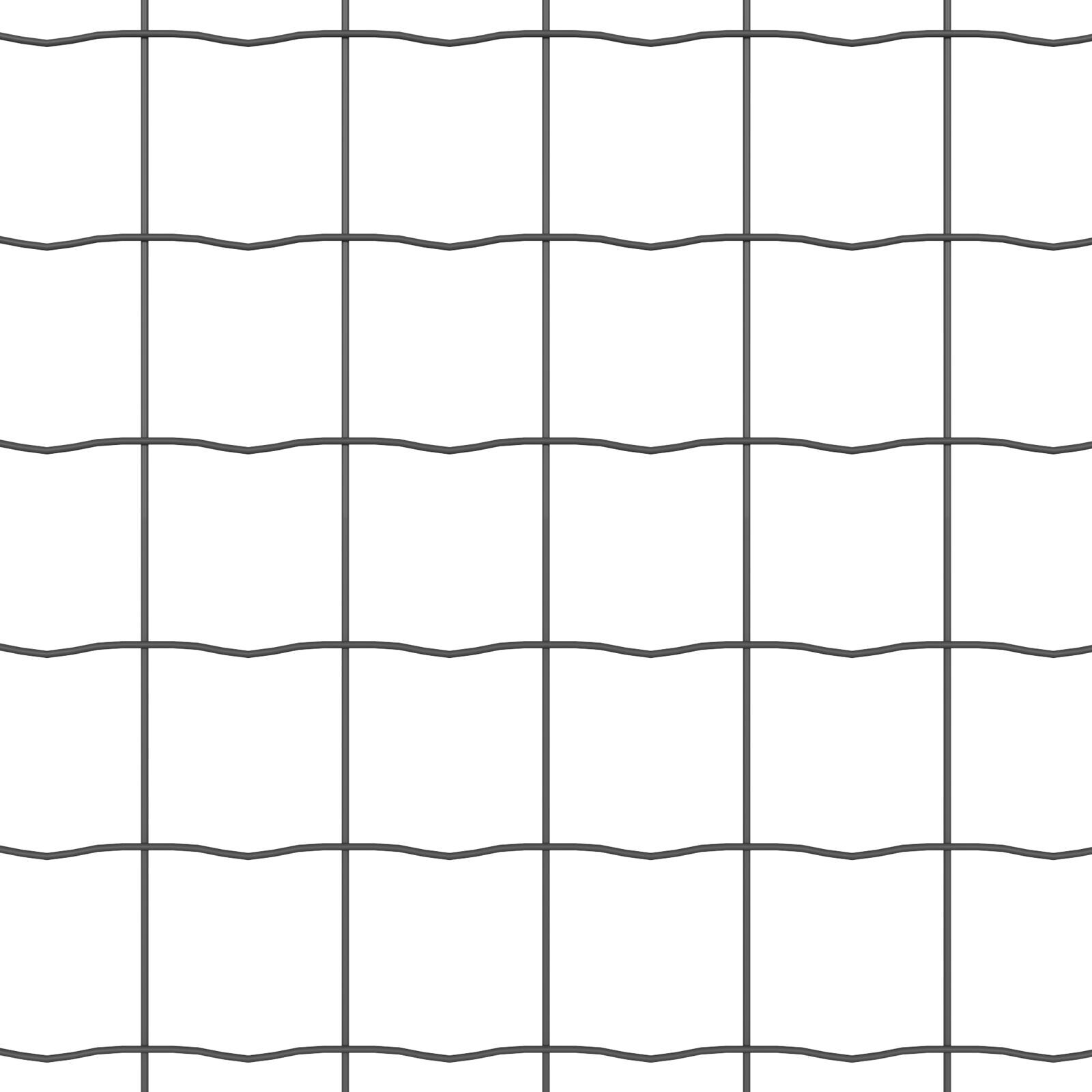 Împrejmuire Euro cu 7 posturi 0.8x10 m din oțel galvanizat gri GartenMobel Dekor