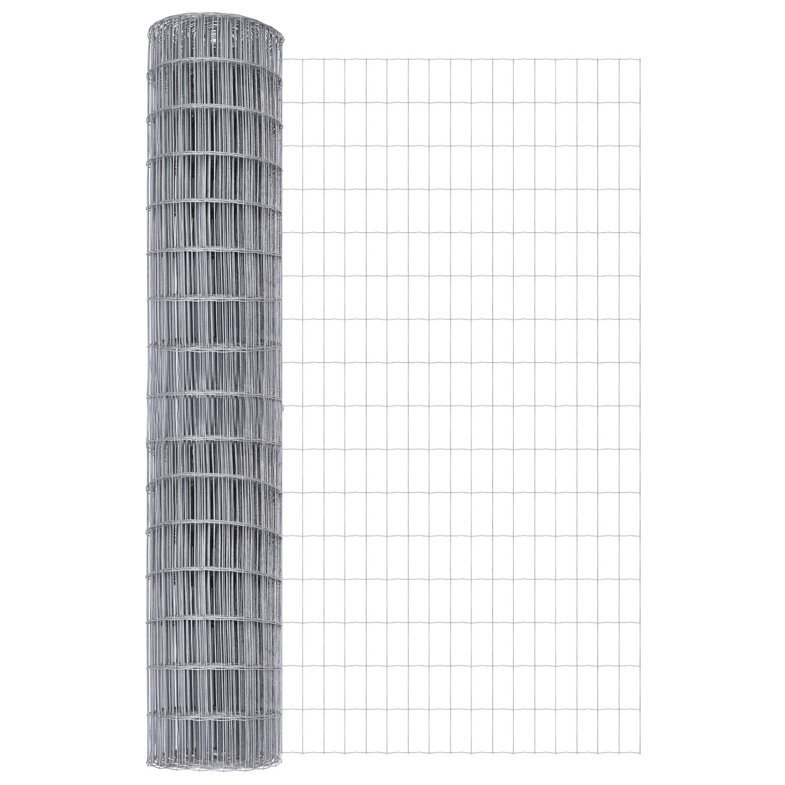 Euro Fence cu 7 Stâlpi 1.6x10 m Oțel Galvanizat GartenMobel Dekor