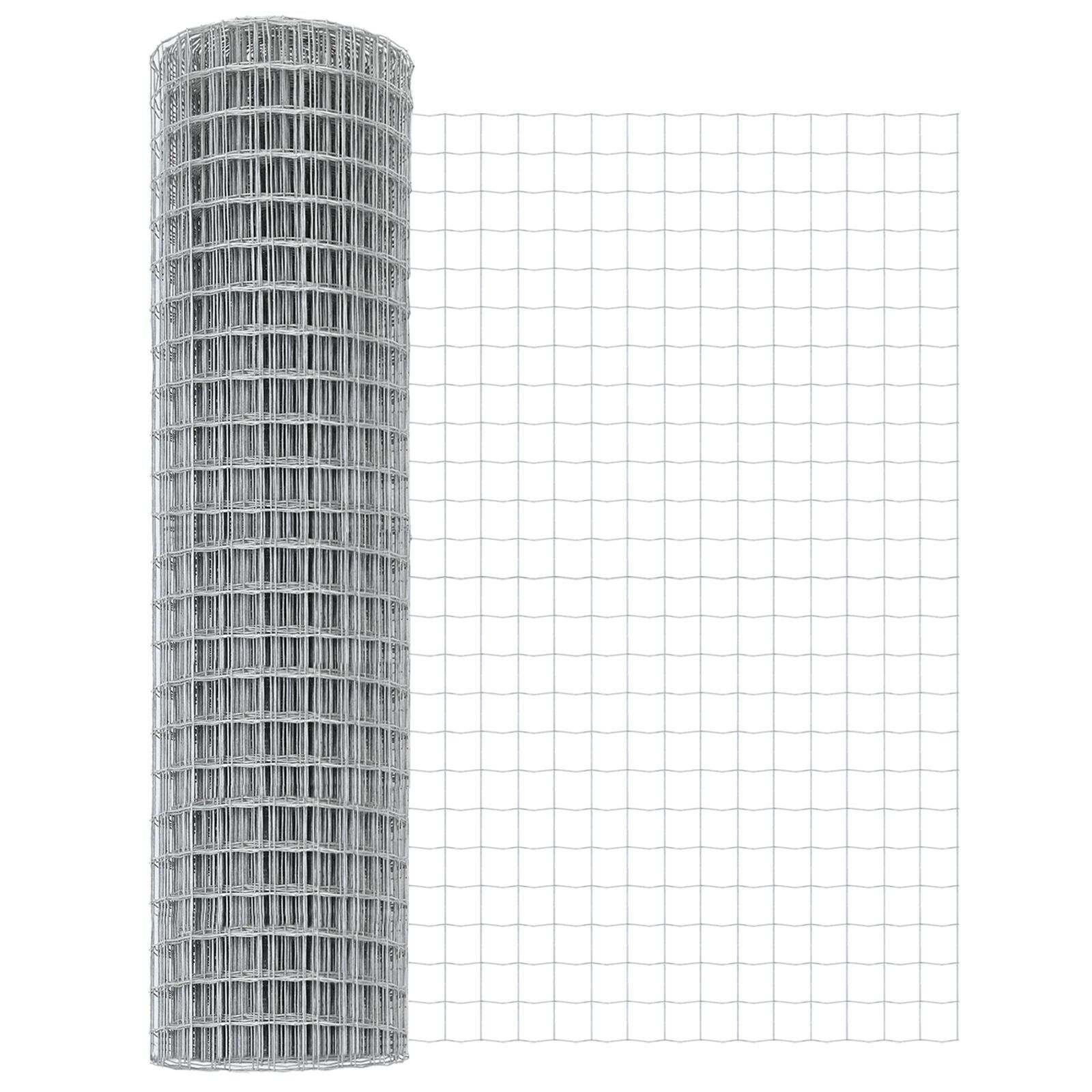 Gard Euro cu 7 posturi 1x10 m Oțel galvanizat GartenMobel Dekor