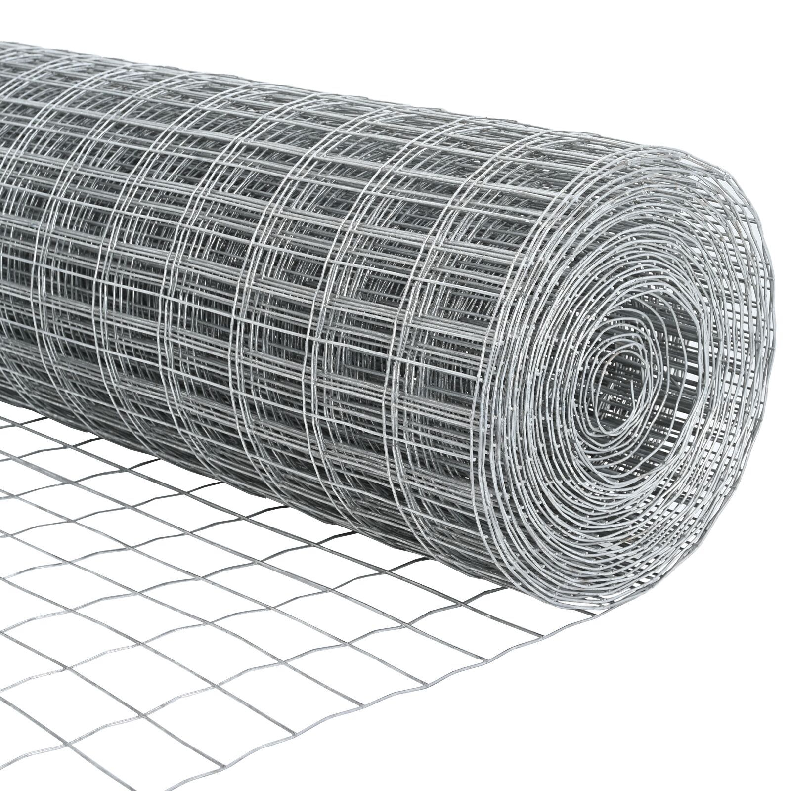 Împrejmuirea Euro cu 7 Stâlpi 1.6x10 m Oțel galvanizat GartenMobel Dekor