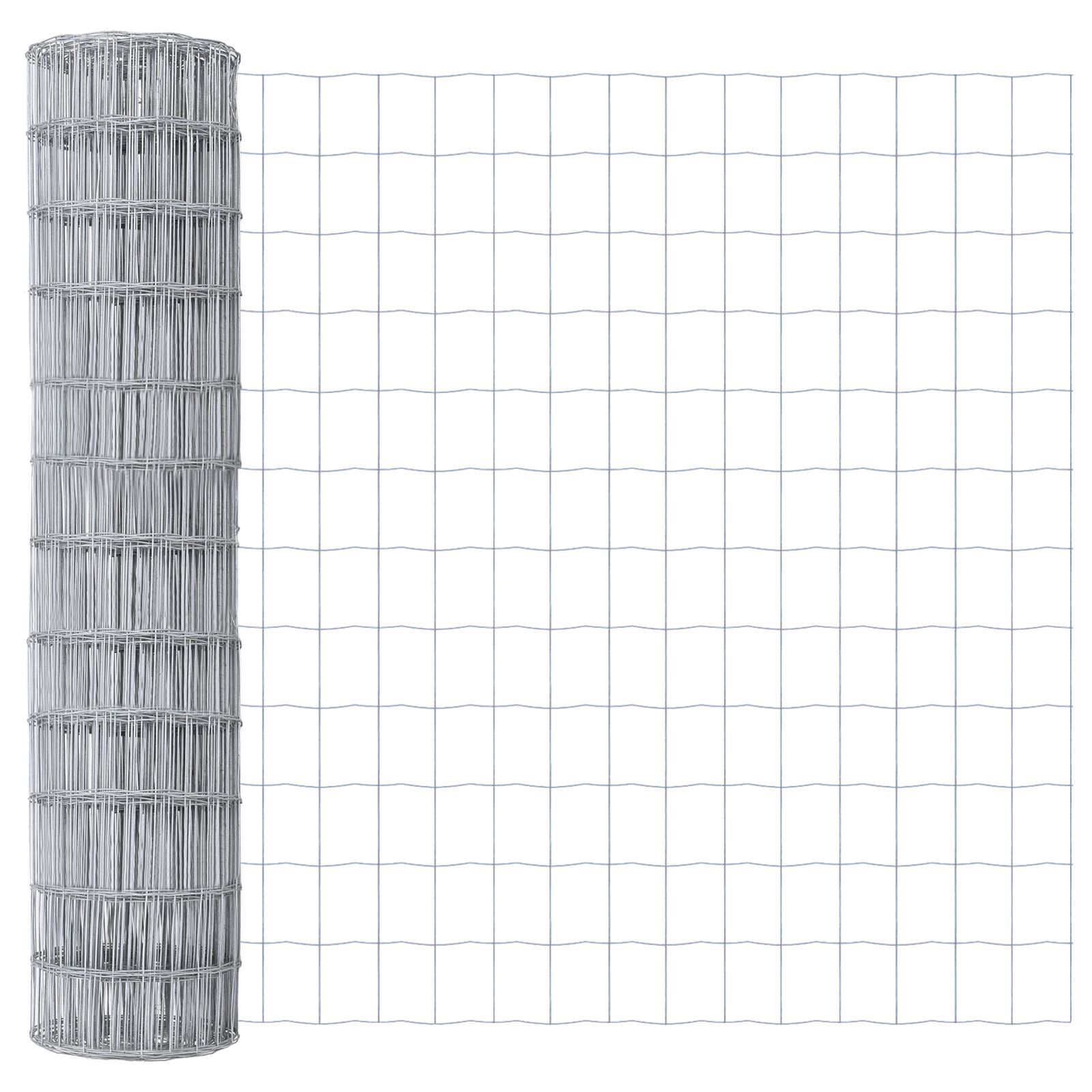 gard Euro cu 7 stâlpi 1.4x10 m oțel galvanizat GartenMobel Dekor