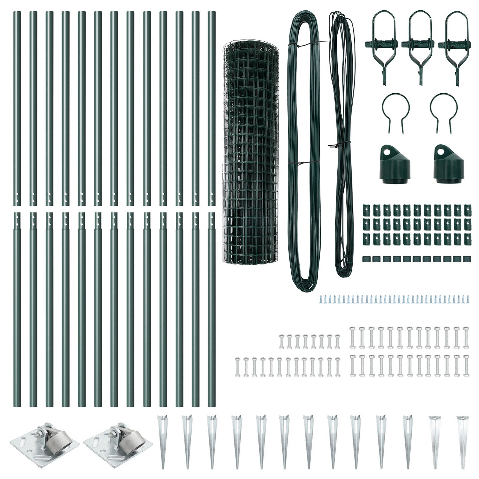 Gard Euro Set de 2 Verde Metal 25 x 1.0 m Durabil Gard Euro GartenMobel Dekor