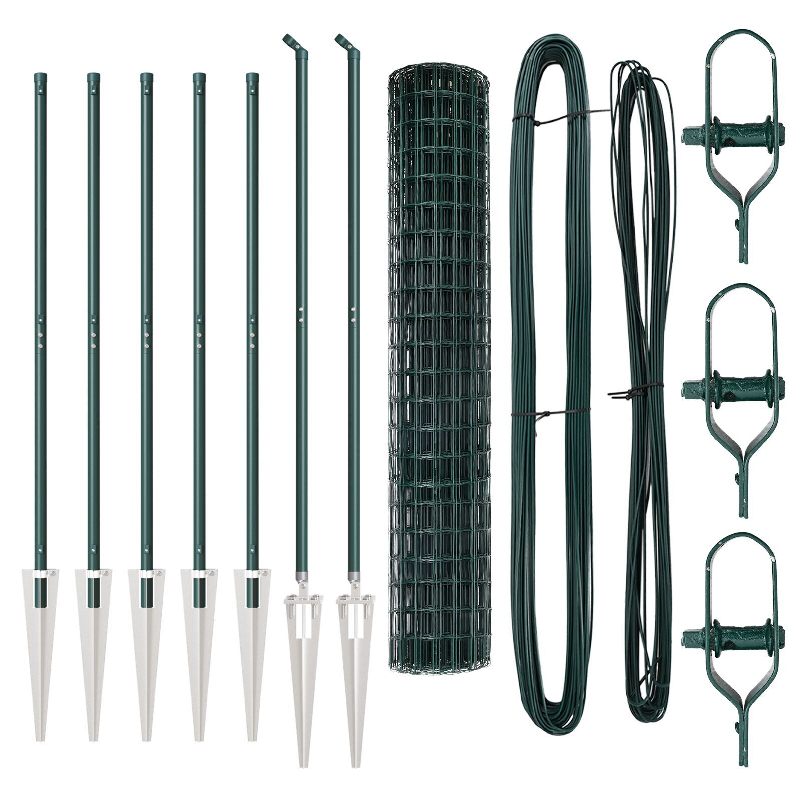 Gard Euro Set de 2 Verde Oțel galvanizat Mare Durabil GartenMobel Dekor