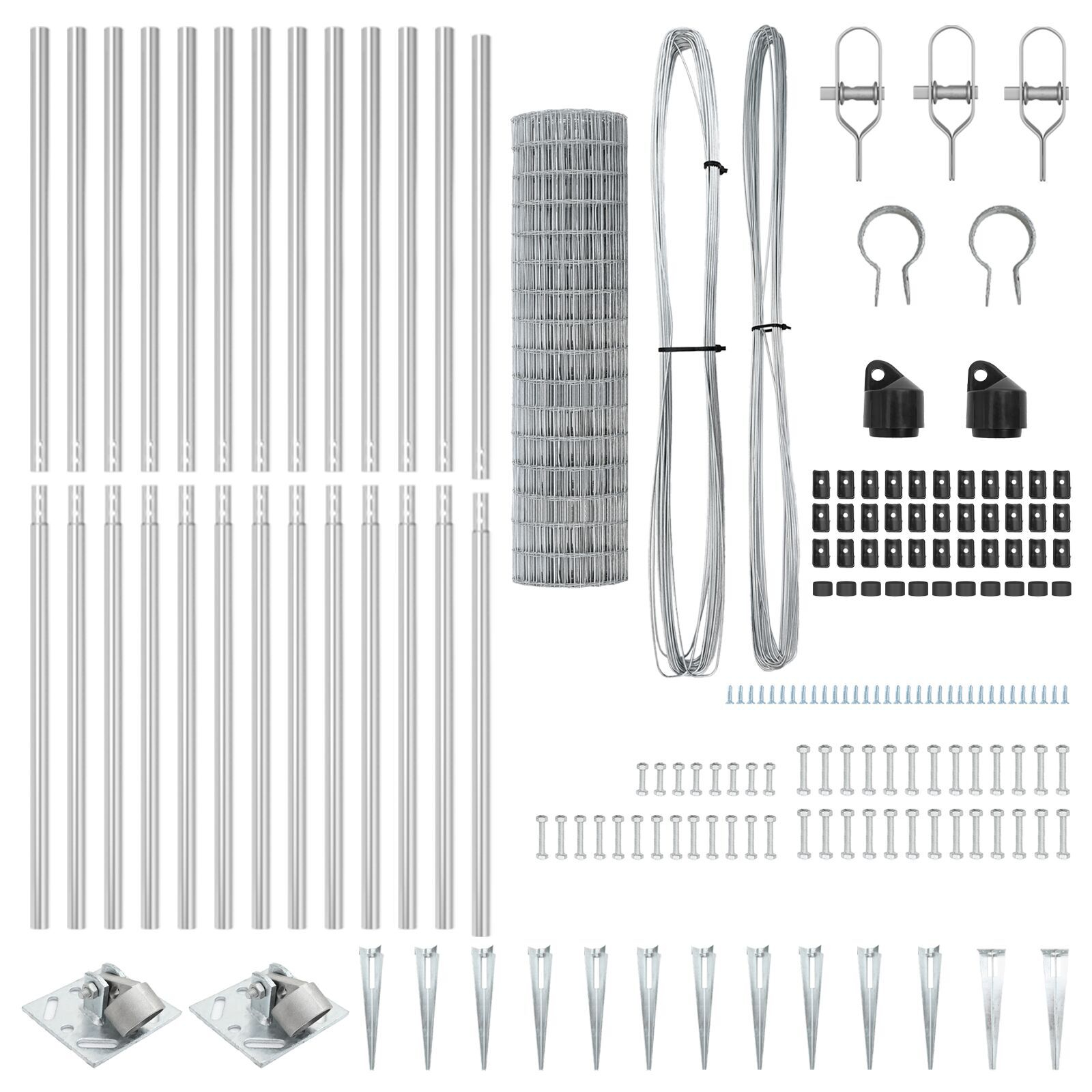 Euro Fence cu 13 posturi în vârf 1.2x25 m Oțel galvanizat GartenMobel Dekor