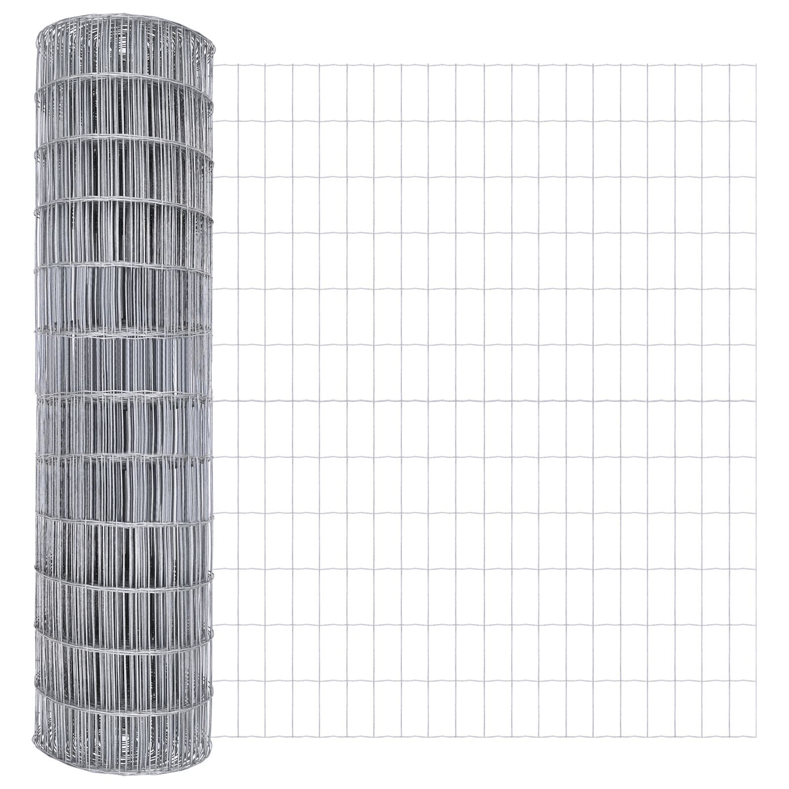 Împrejmuirea Euro cu 7 Posturi în Vârf 1.5x10 m Oțel Galvanizat GartenMobel Dekor