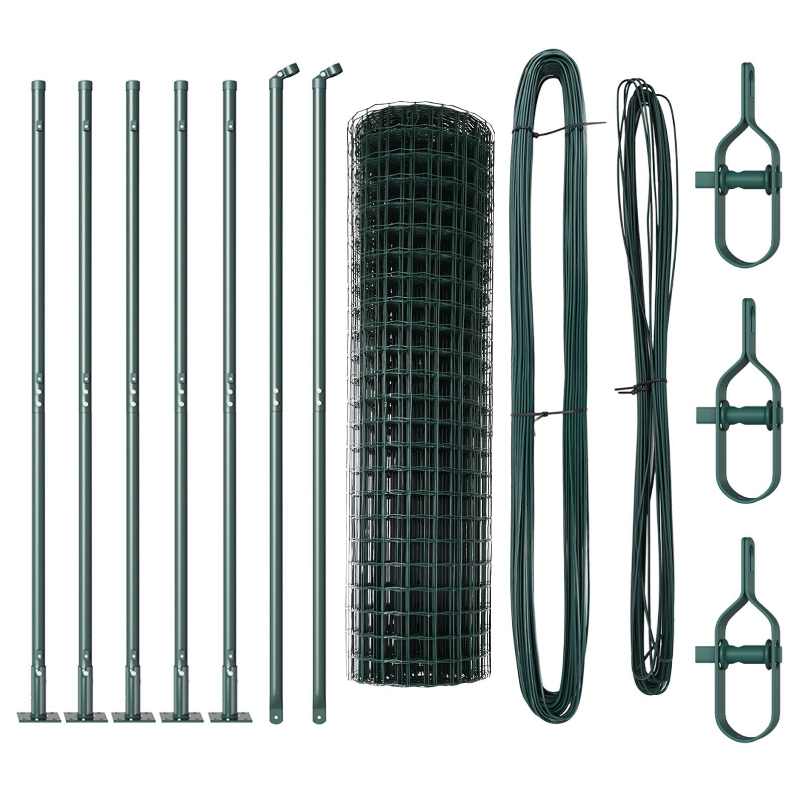 Euro Fence Set 2 Verde Metal PVC 10 x 0.8 m Durabil GartenMobel Dekor