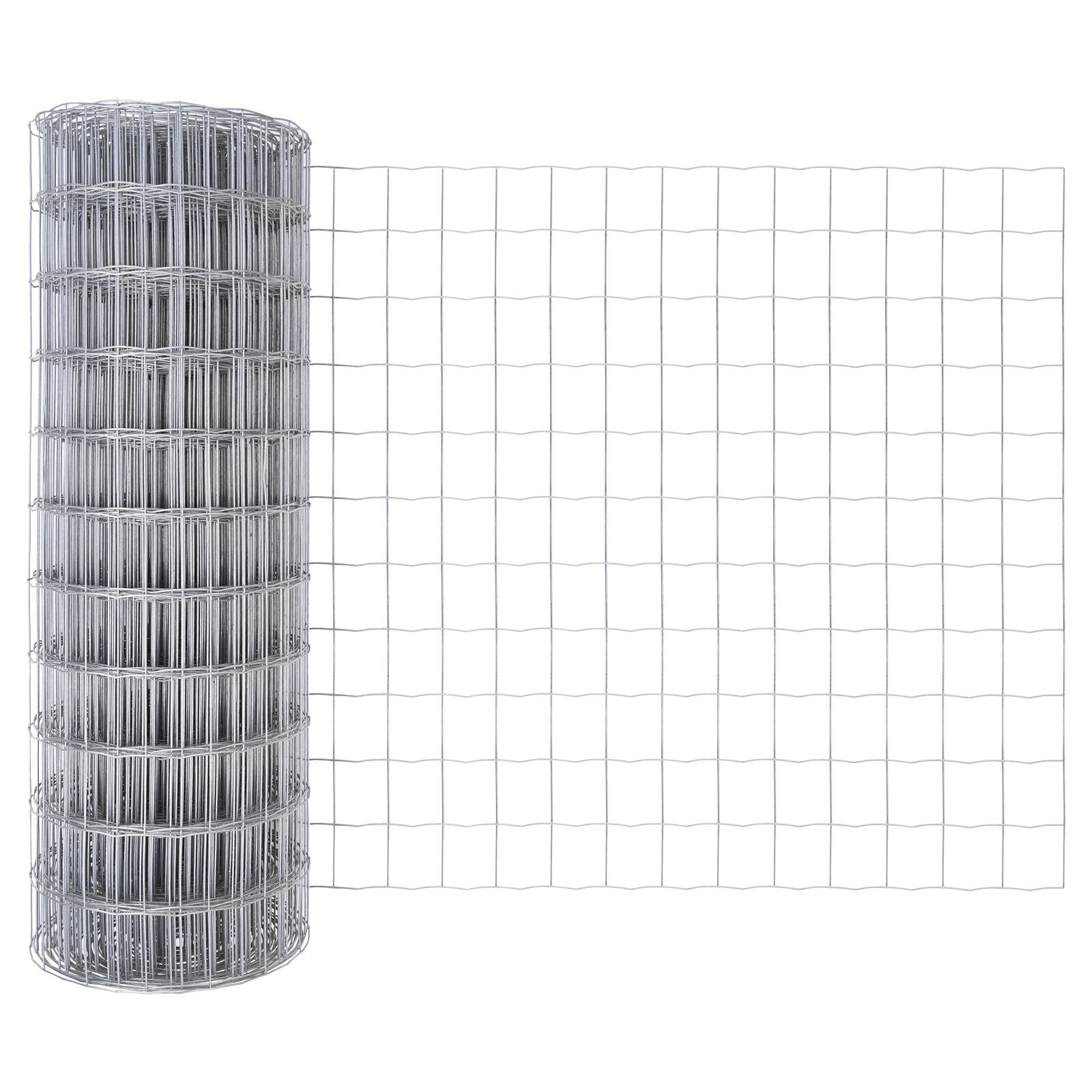 Gard Euro cu 13 țăruși de fixare 0.6x25 m din oțel galvanizat GartenMobel Dekor