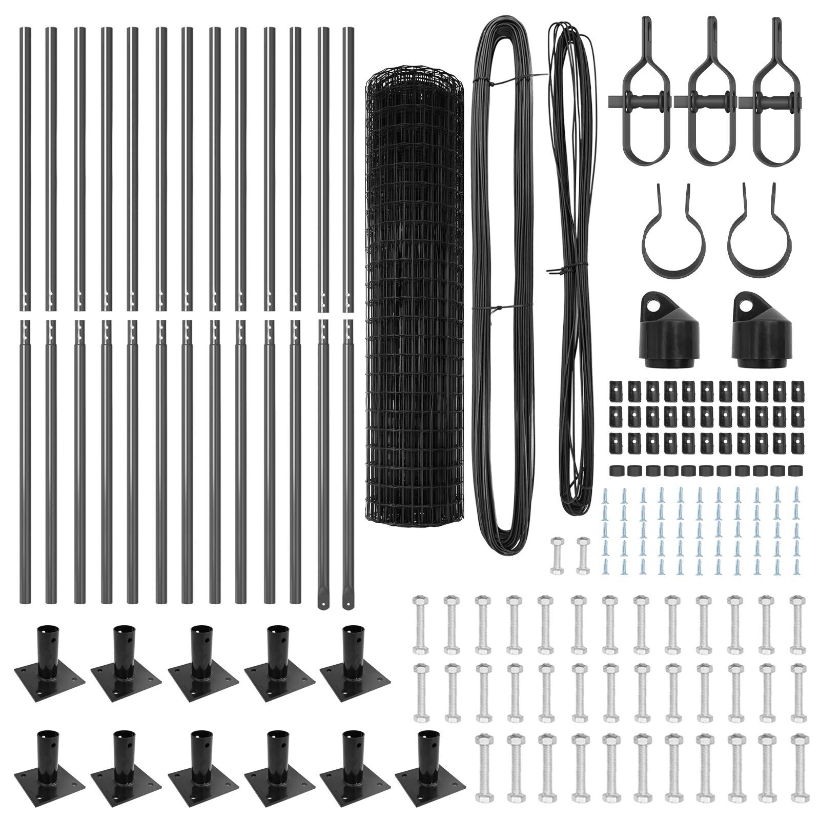 Euro Fence Set de 2 Gri Oțel 25 x 1.2 m Durabil Euro Fence GartenMobel Dekor